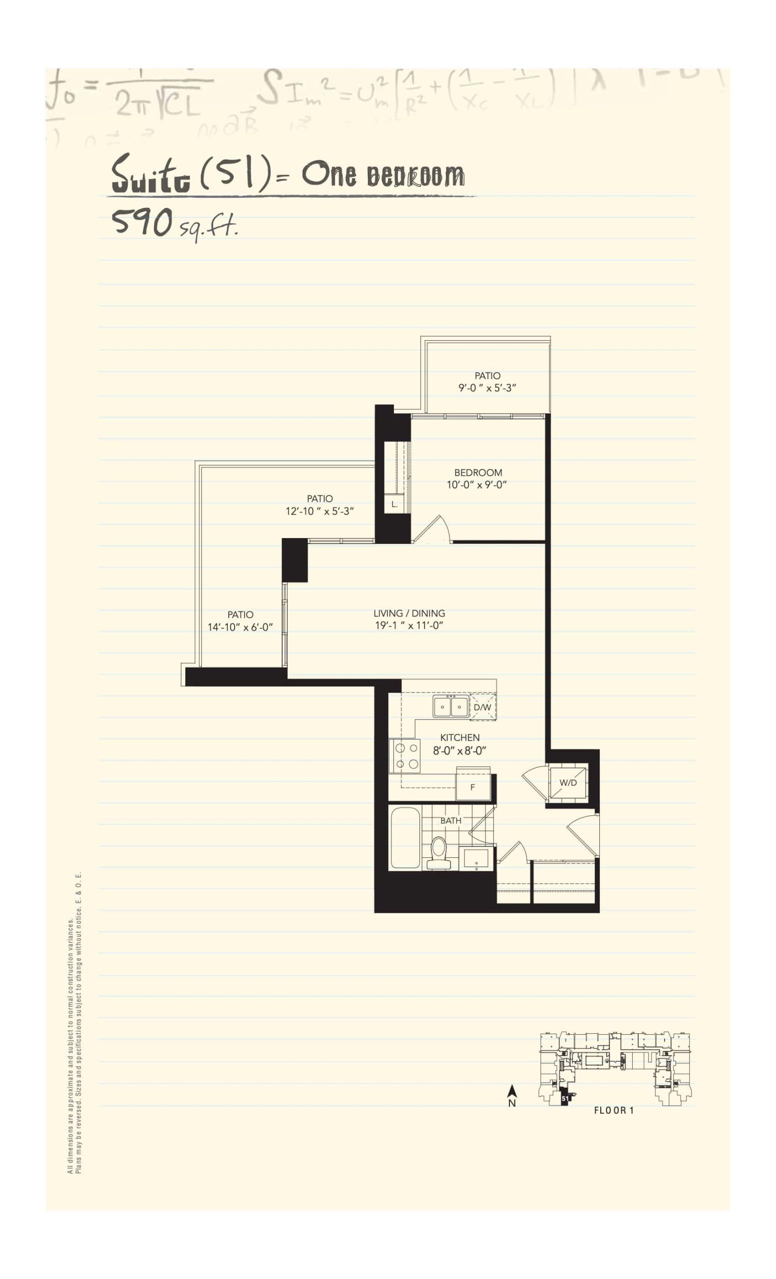 Suite 51 floor plan