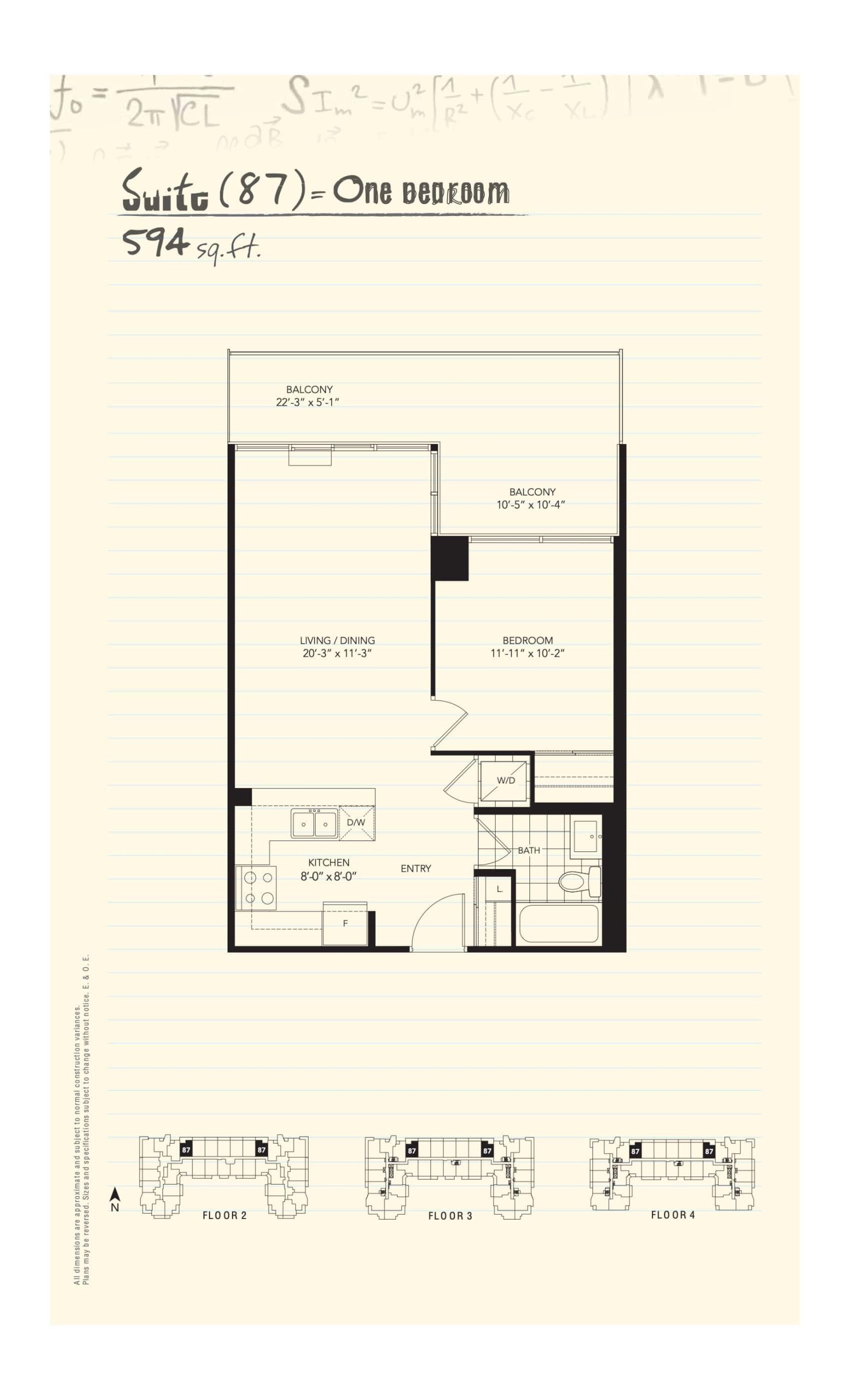 Suite 87 floor plan