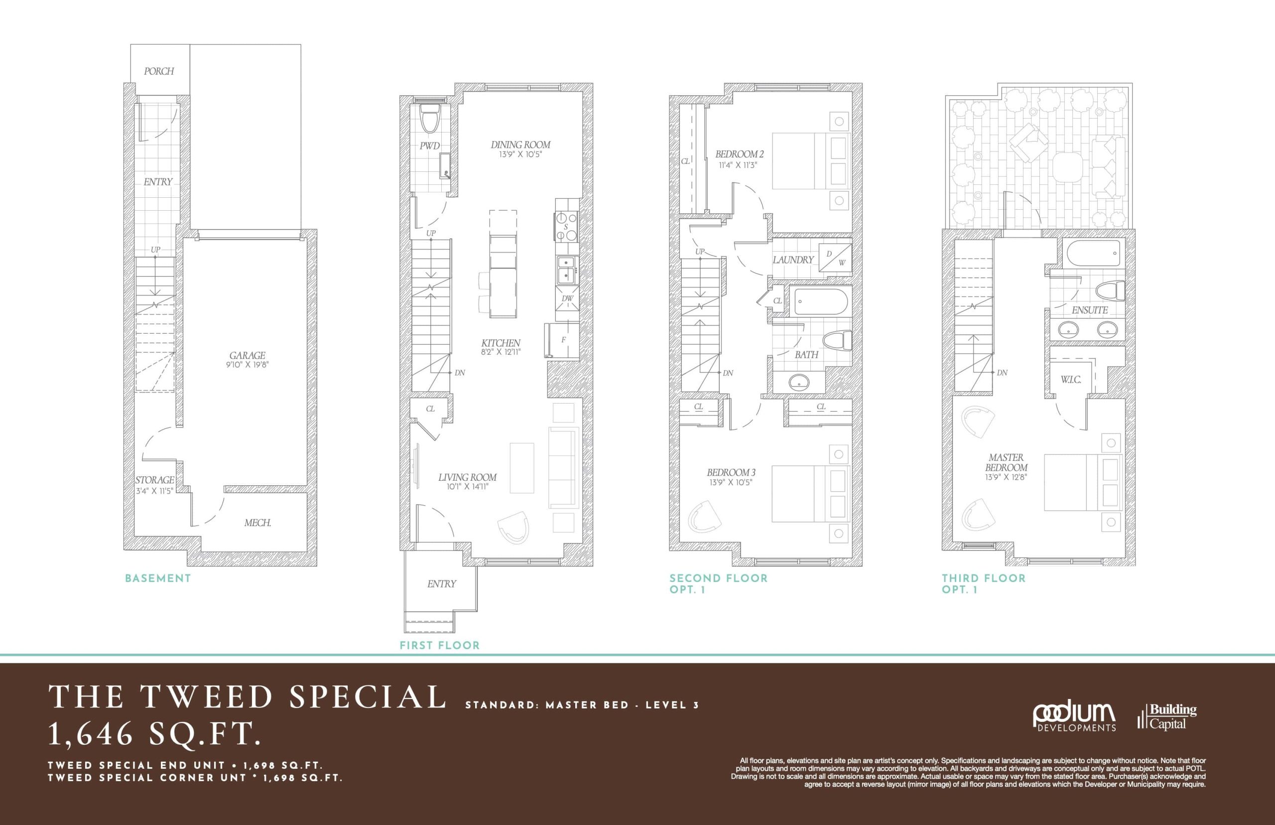 The Tweed Special floor plan
