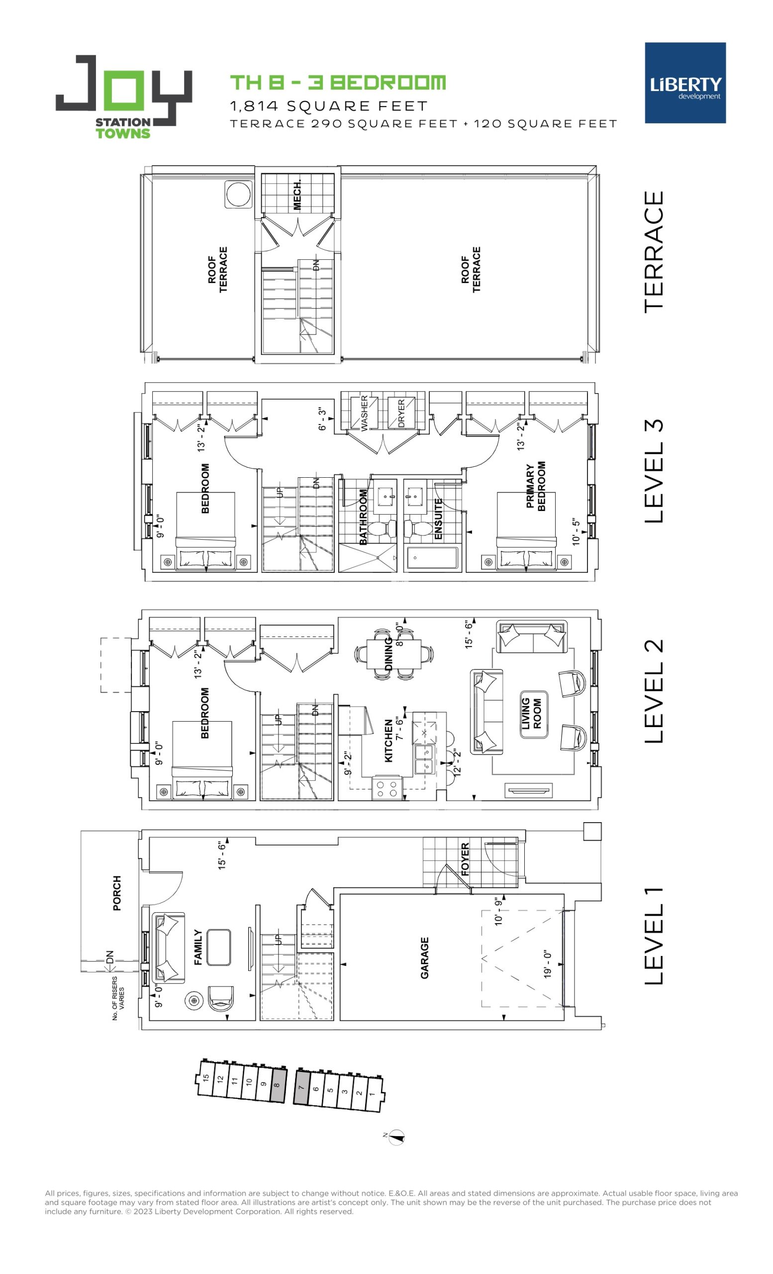 TH B floor plan