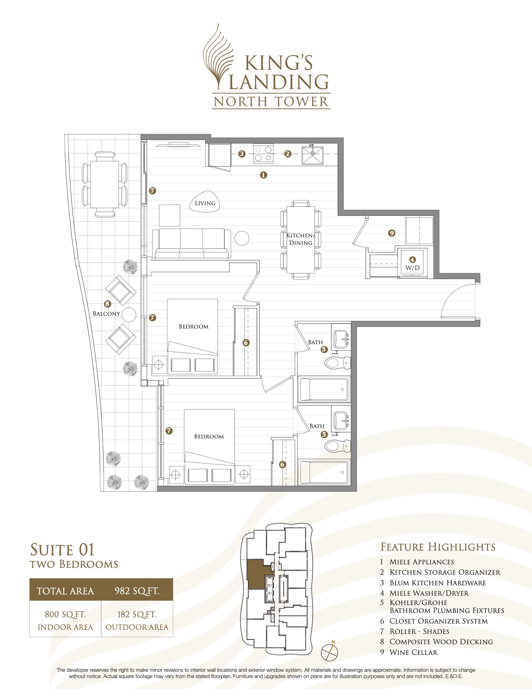 Suite 01 floor plan