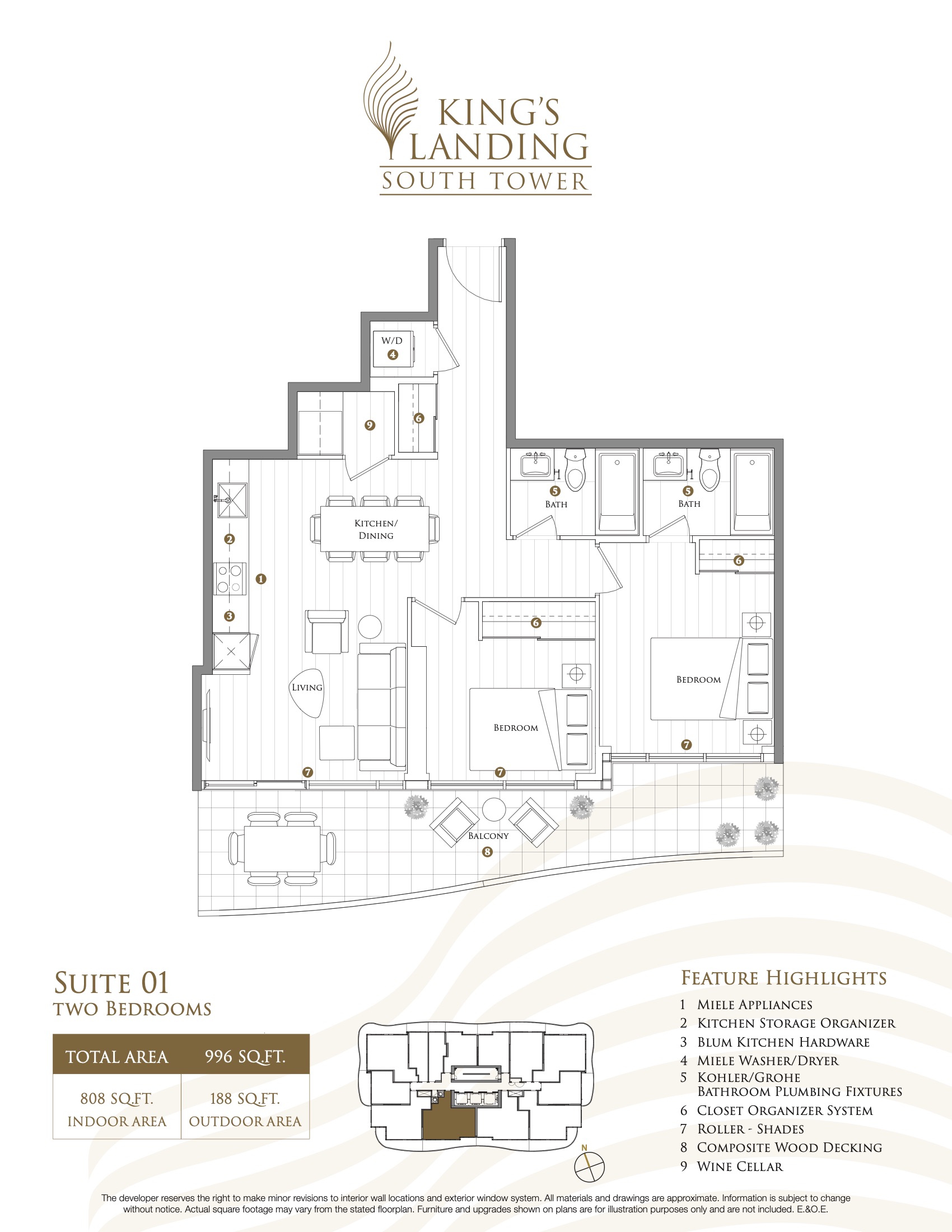 Suite 01 floor plan