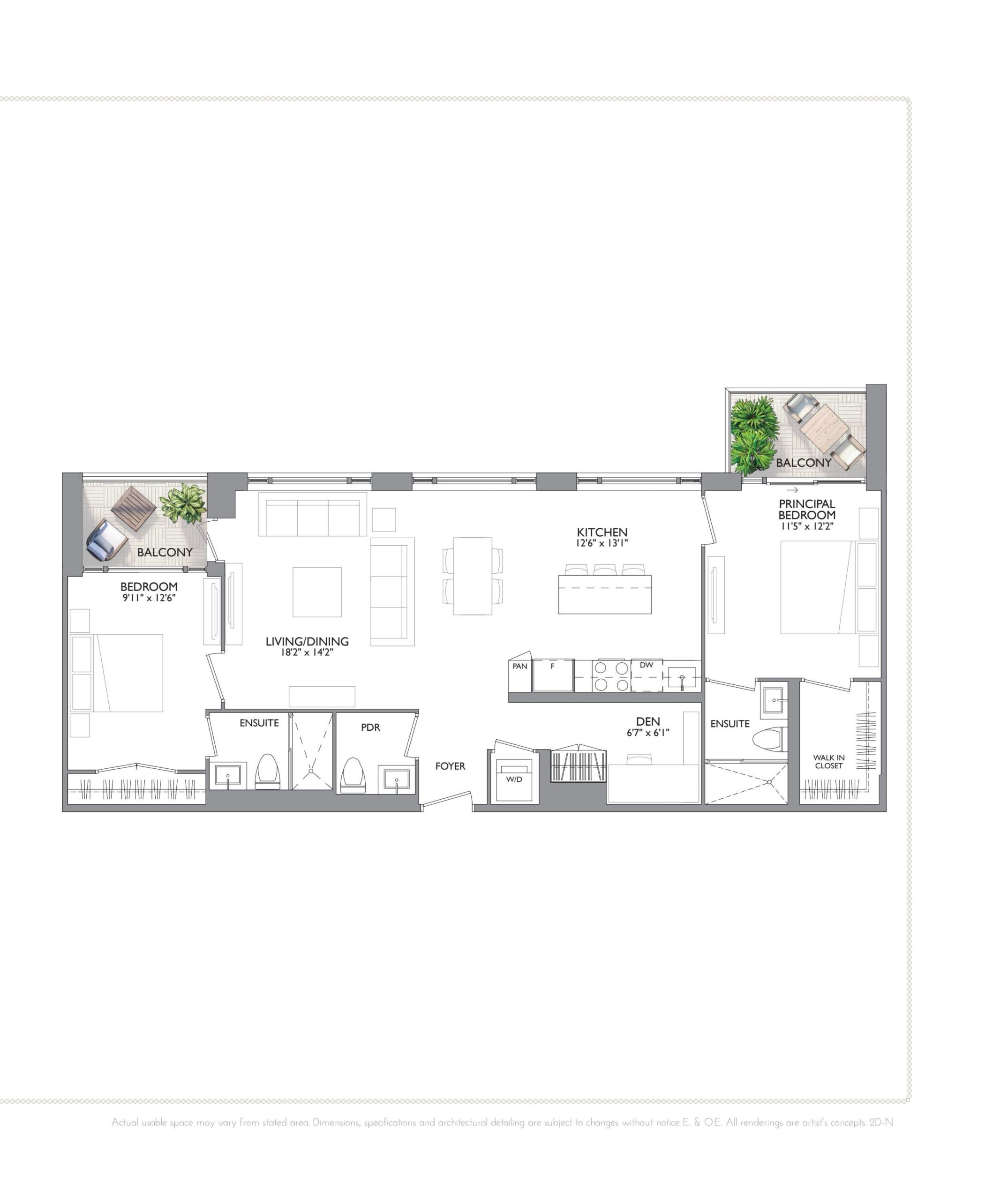 The Sapphire floor plan