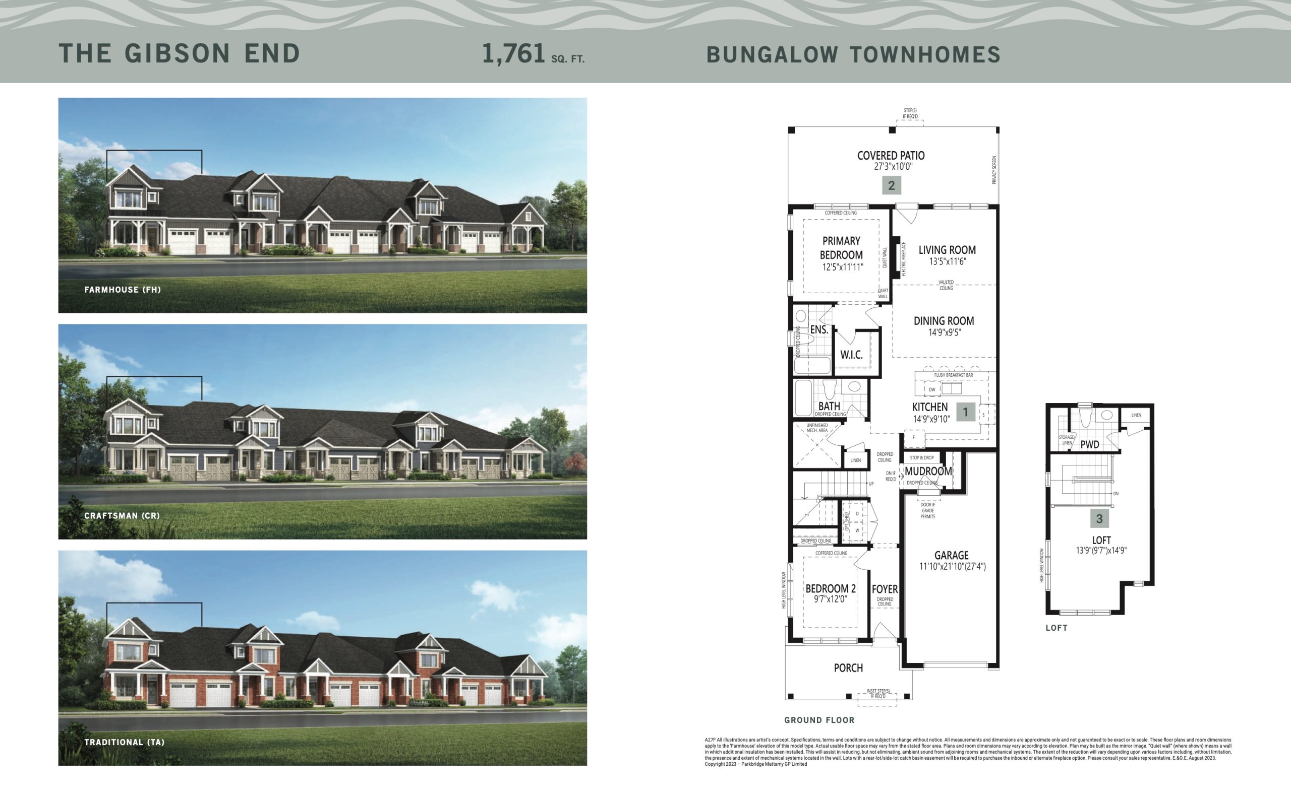 The Gibson End floor plan
