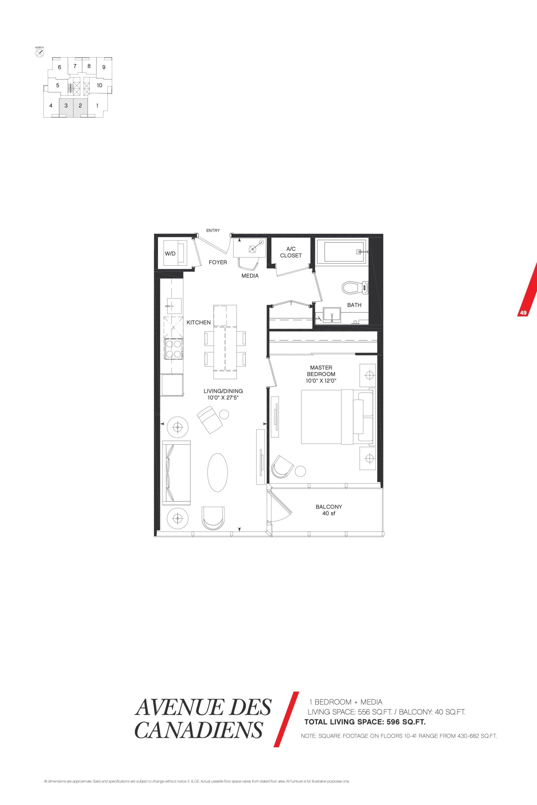 Avenue Des Canadiens floor plan