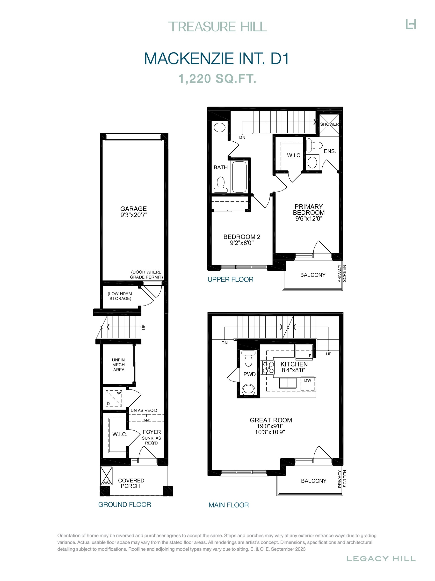 Mackenzie Int. D1 floor plan