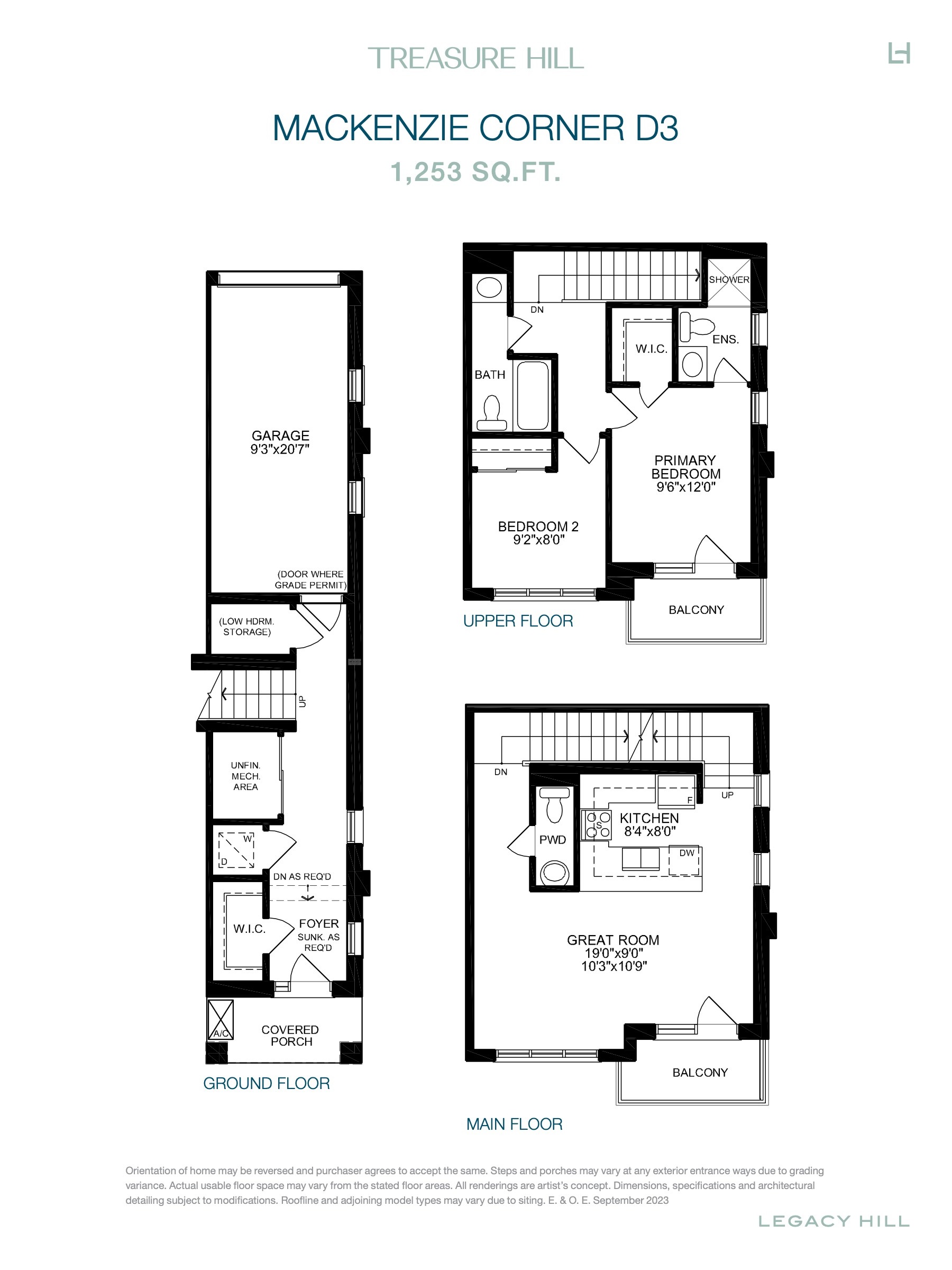 Mackenzie Corner D3 floor plan