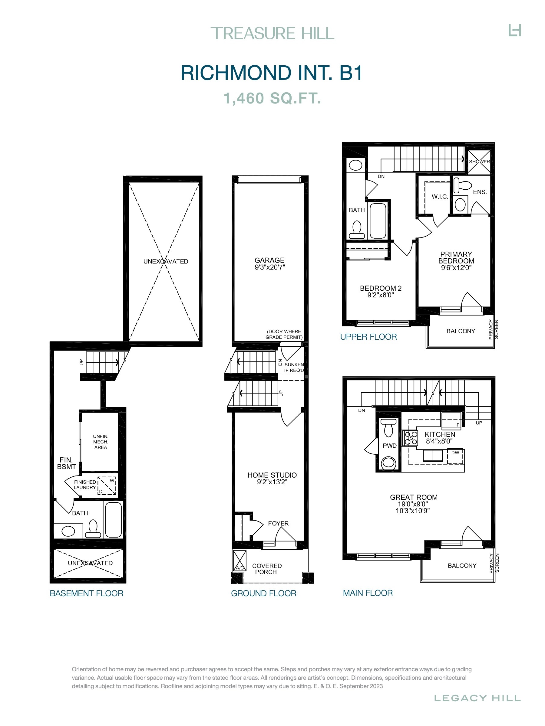 Richmond Int. B1 floor plan