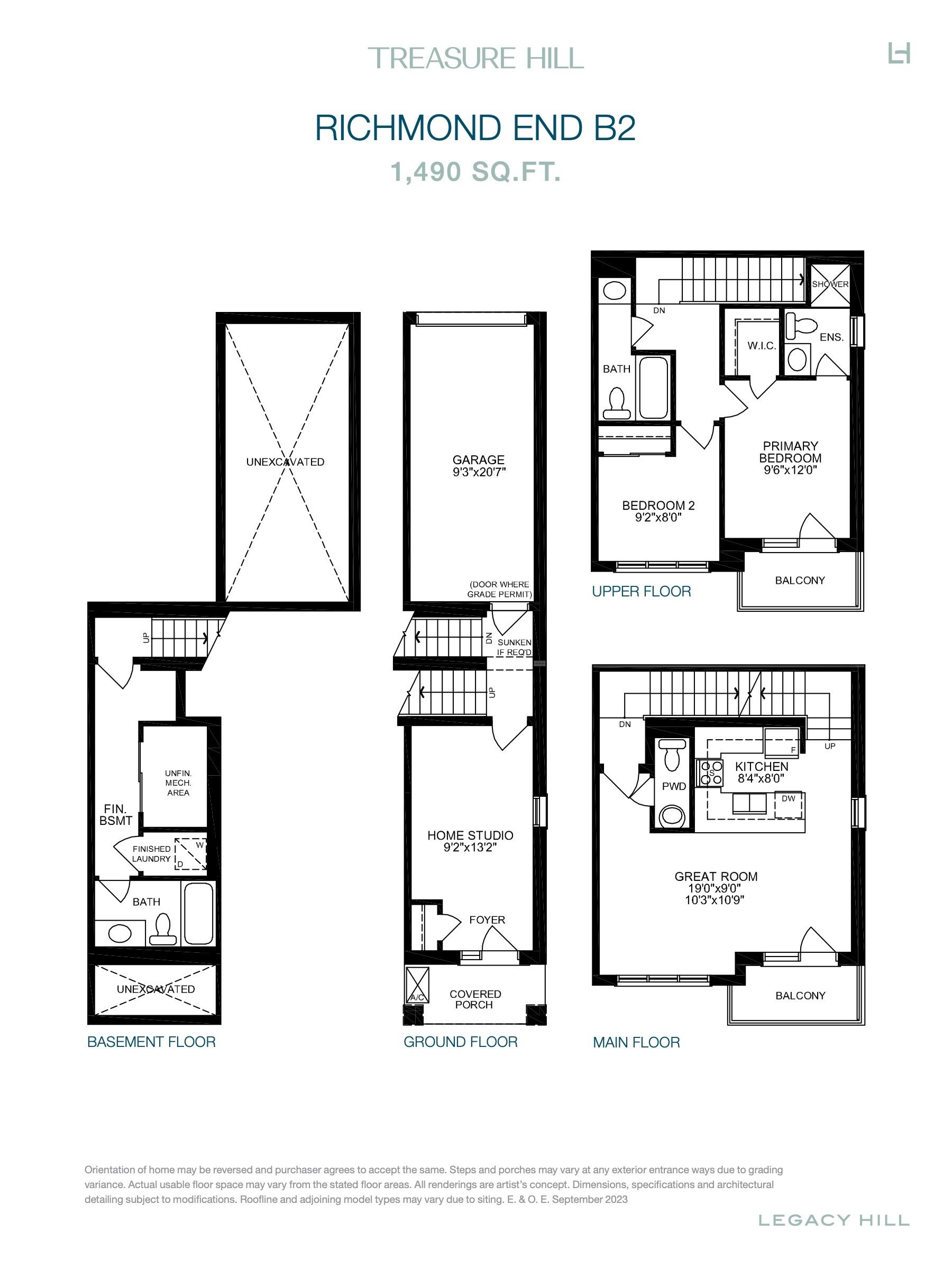 Richmond End B2 floor plan