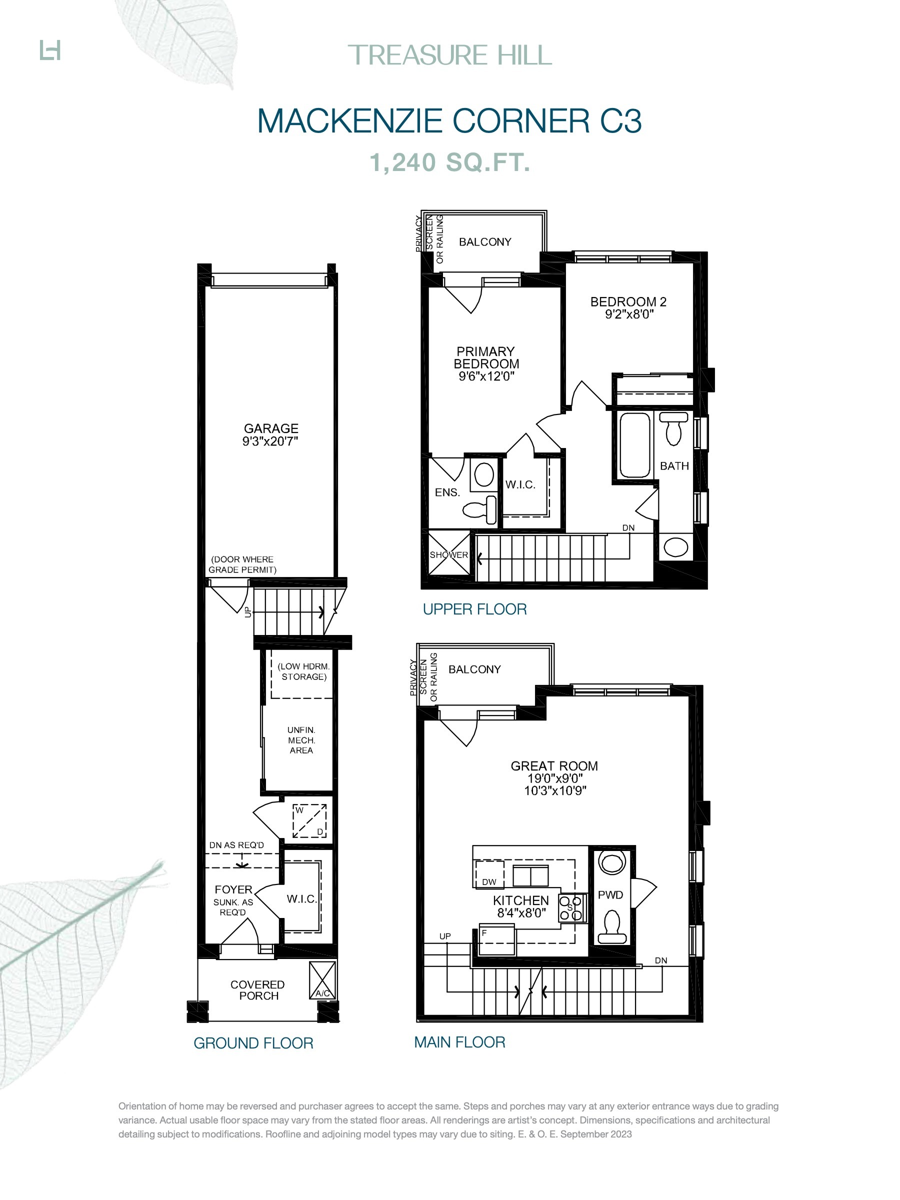 Mackenzie Corner C3 floor plan