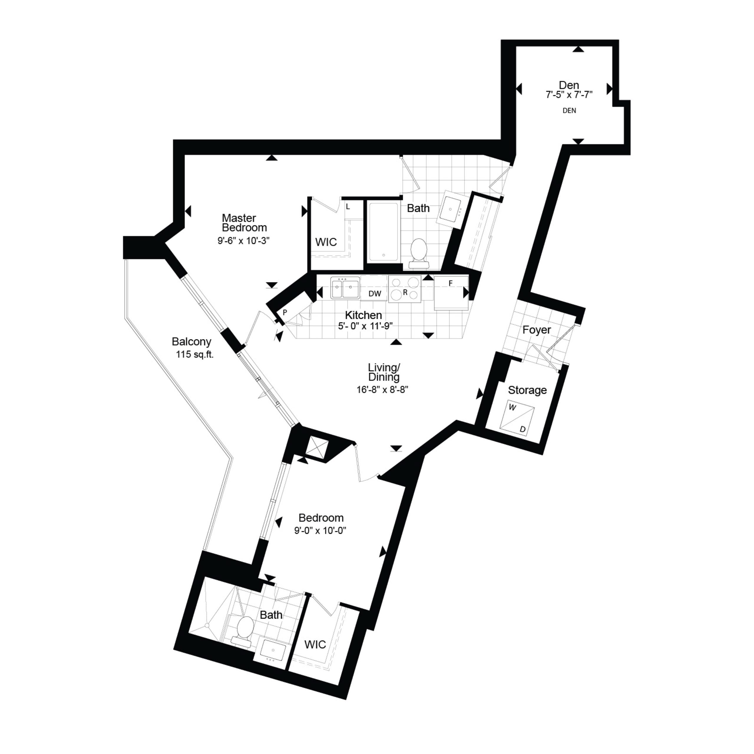 Suite 322 floor plan