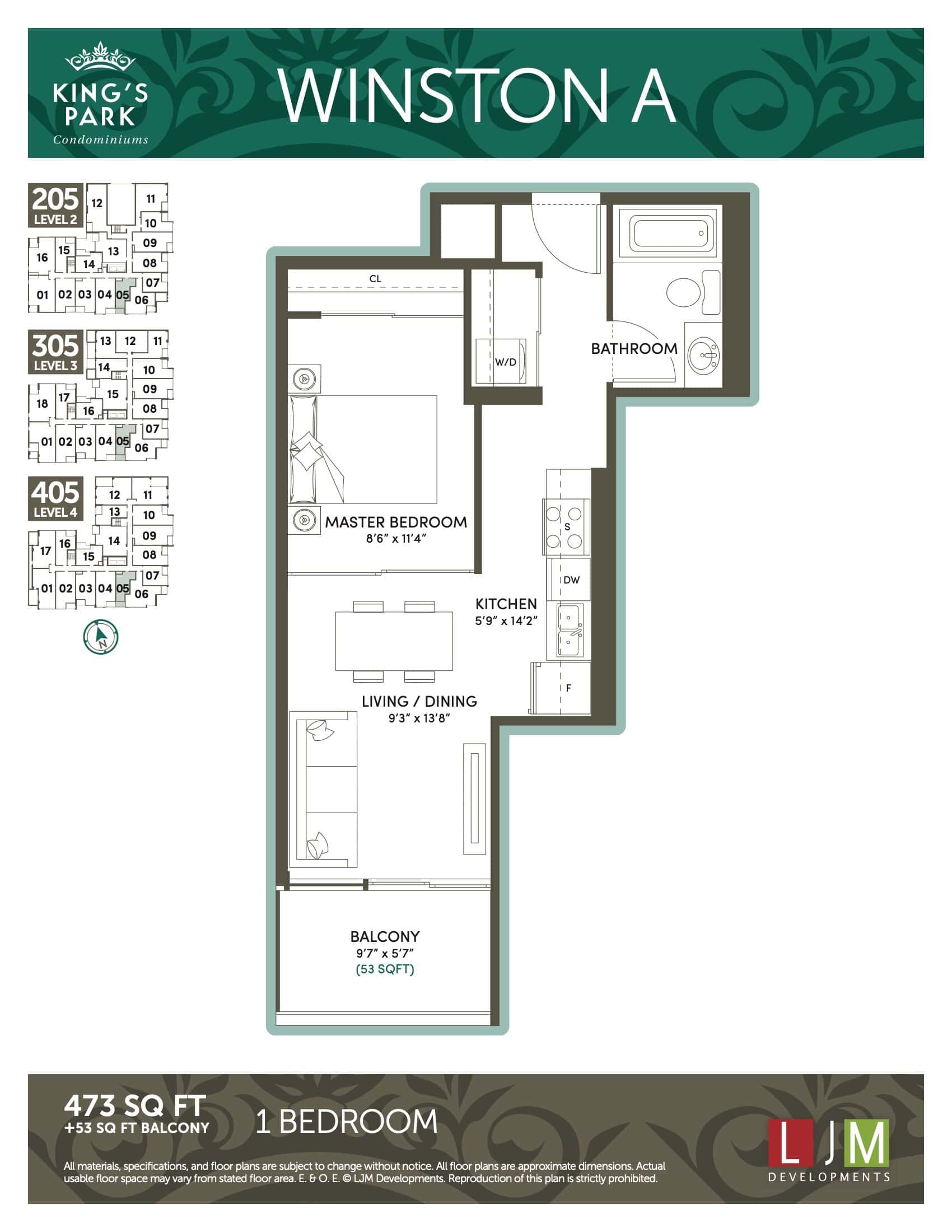 Winston A floor plan