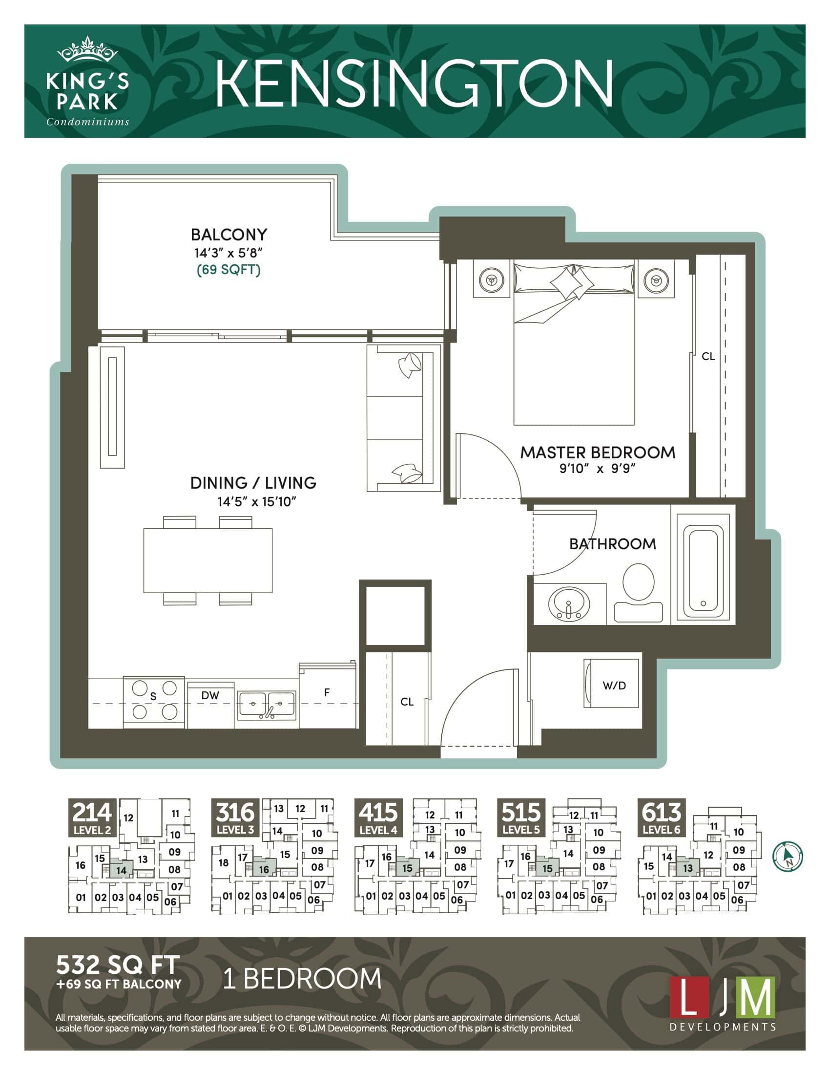 Kensington floor plan