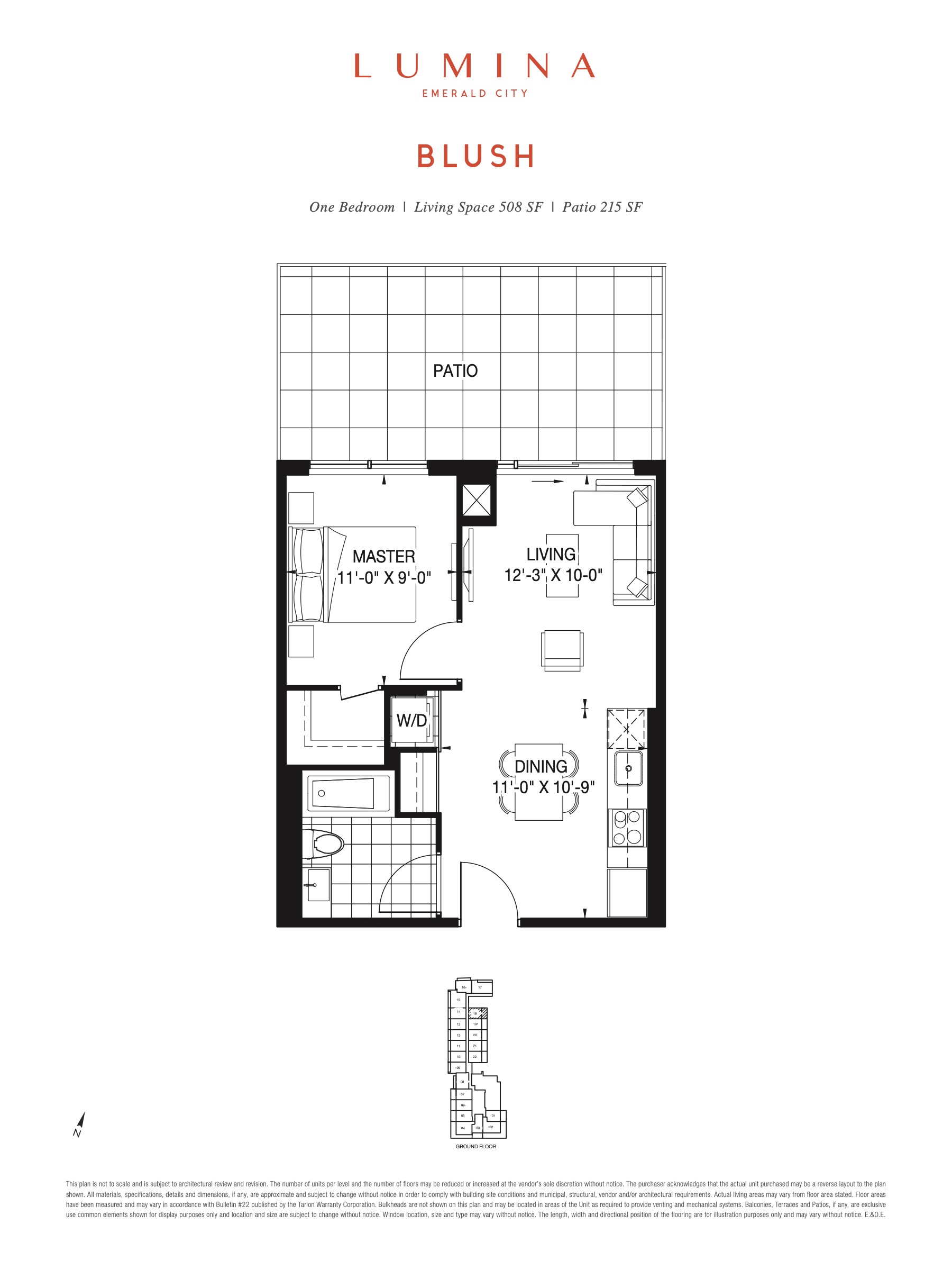 Blush floor plan