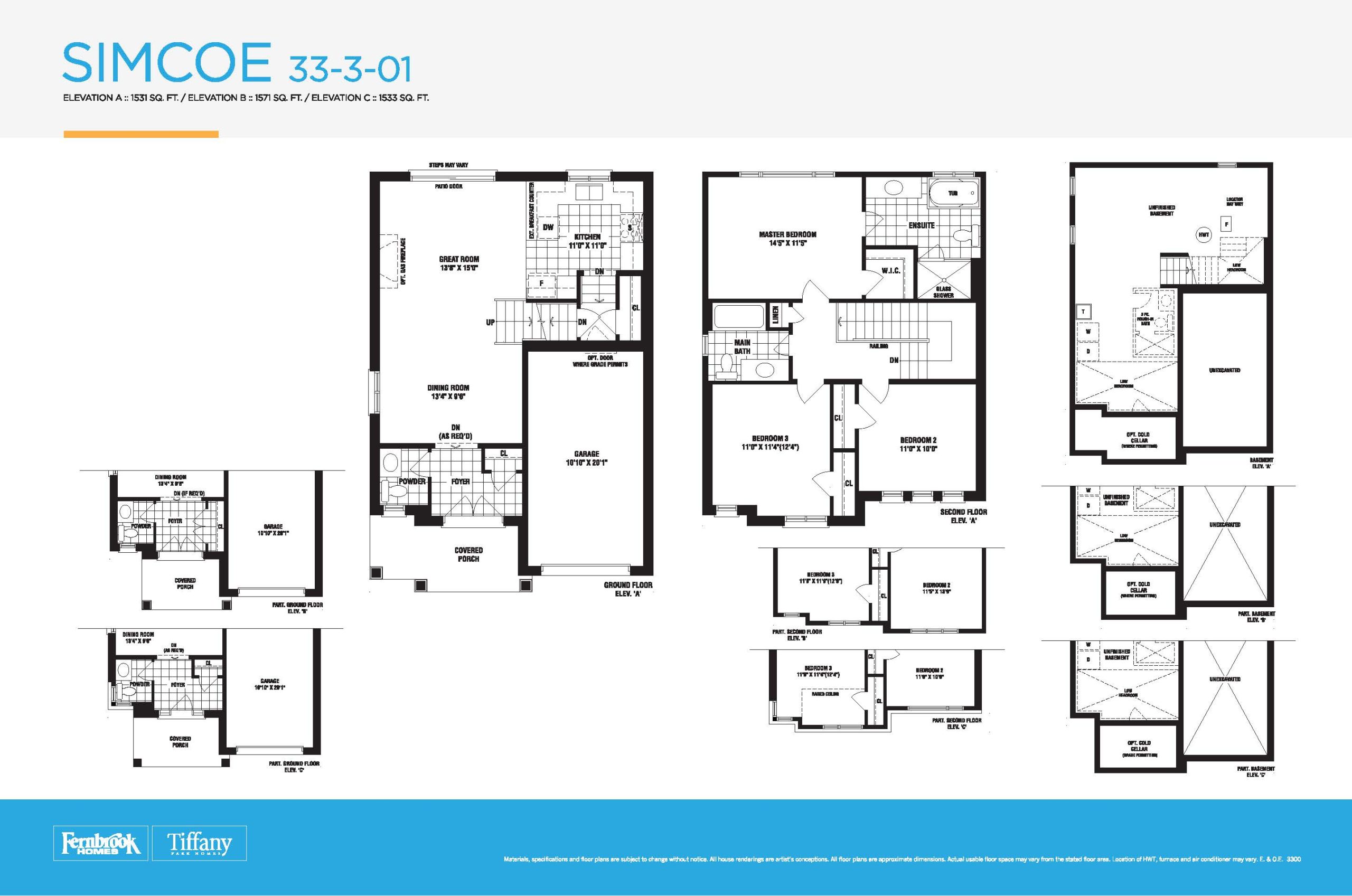 Simcoe floor plan