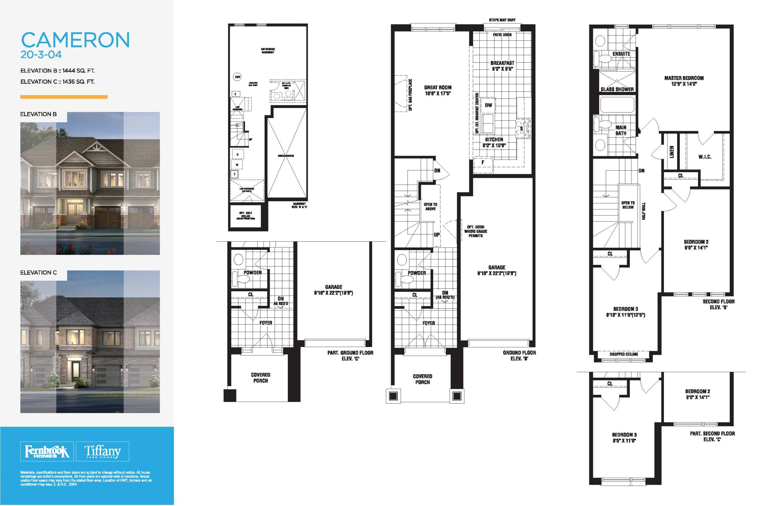 Cameron floor plan
