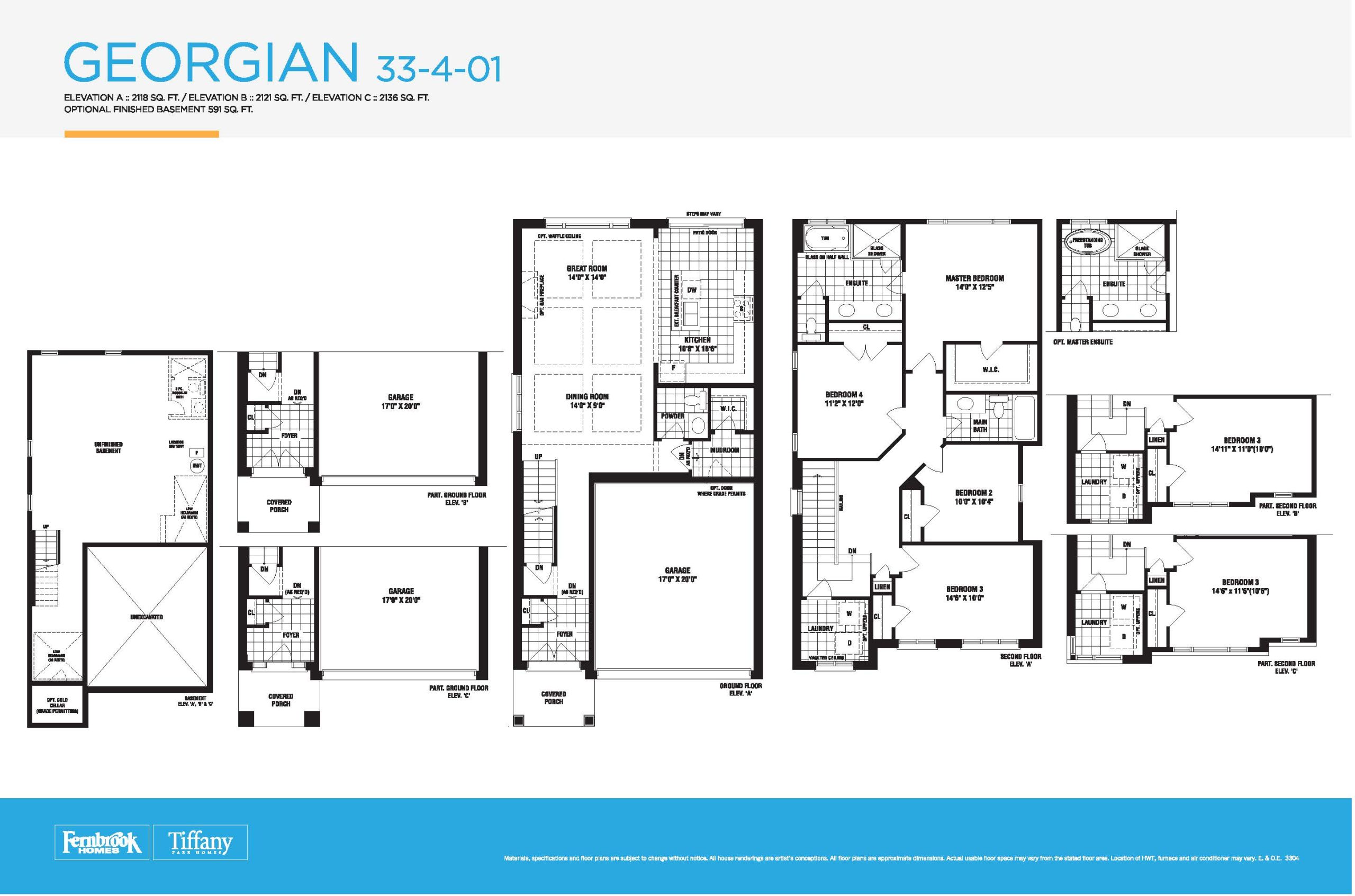 Georgian floor plan