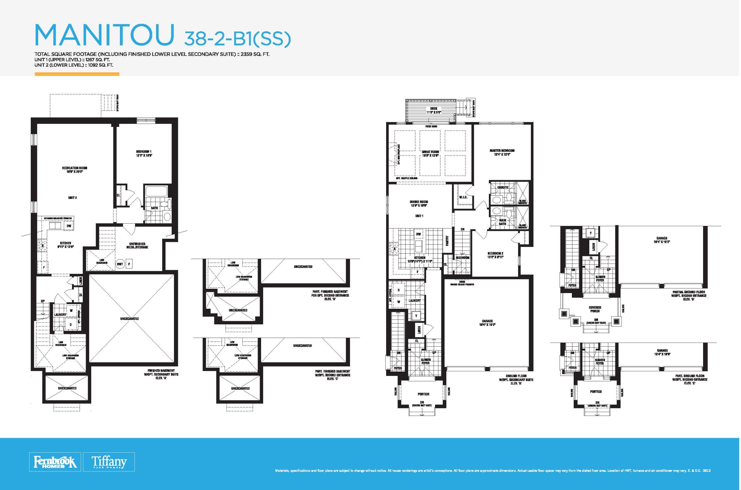 Manitou (SS) floor plan