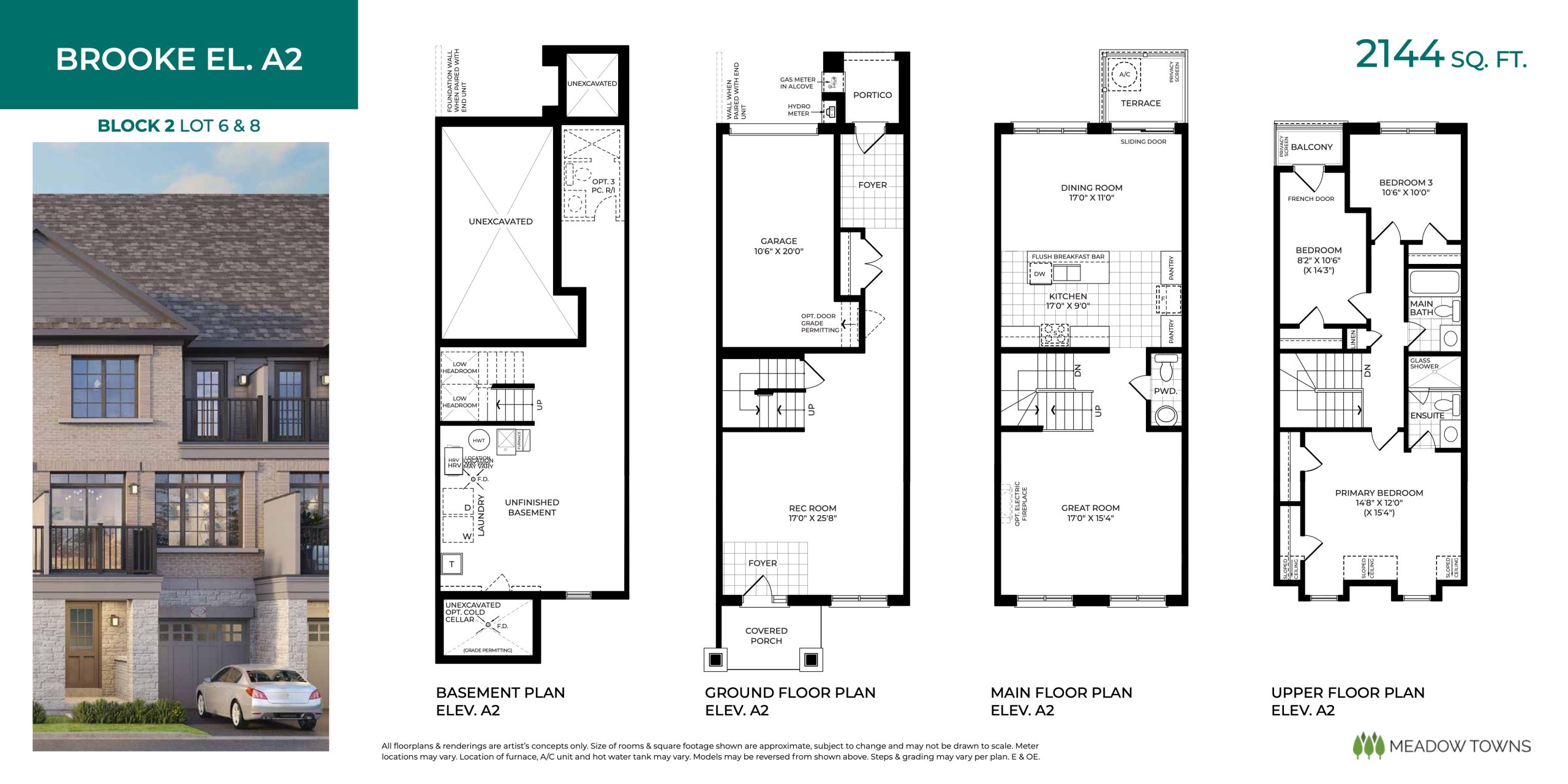 Brooke El. A2 floor plan
