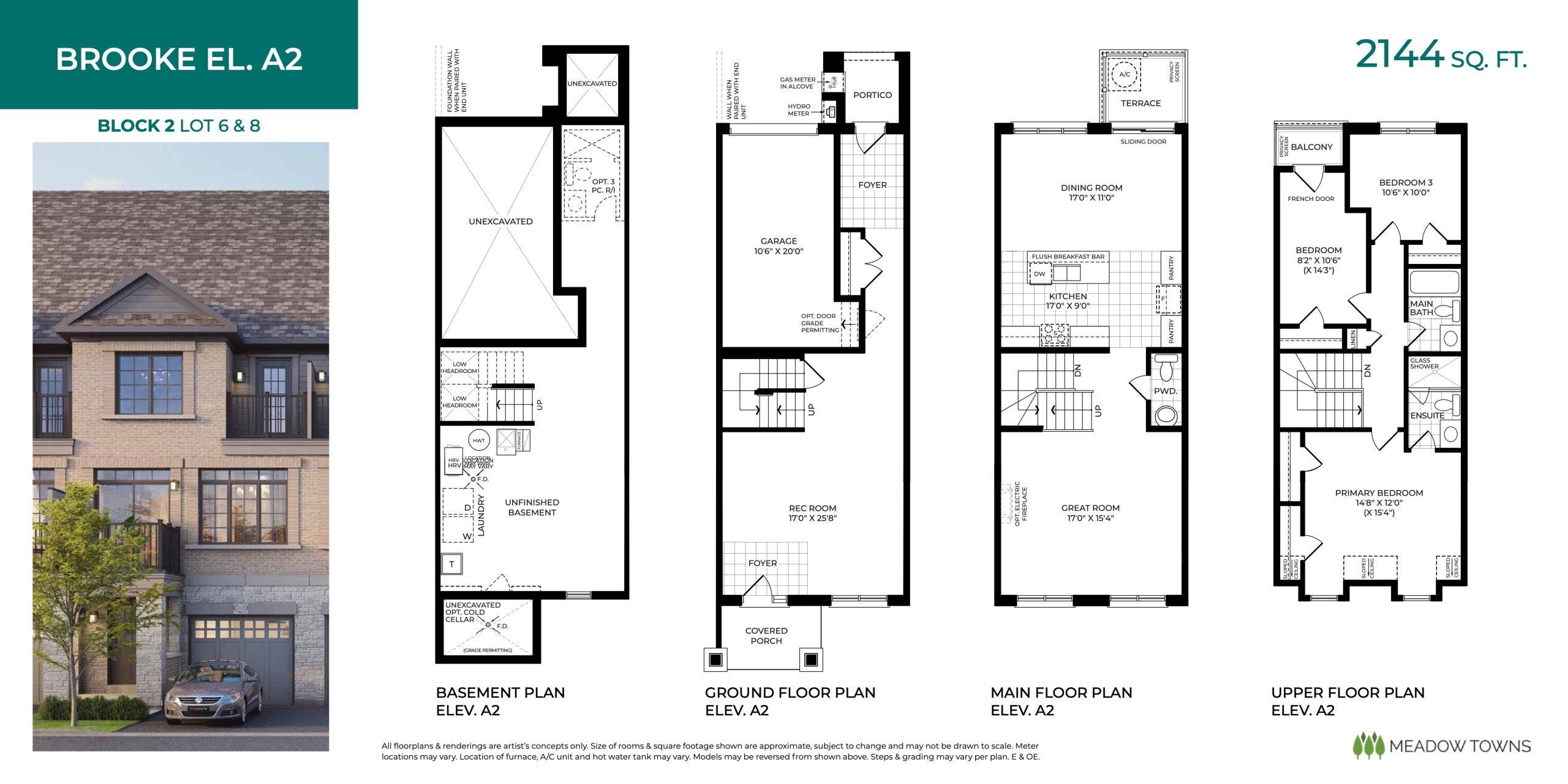 Brooke El. A2 floor plan