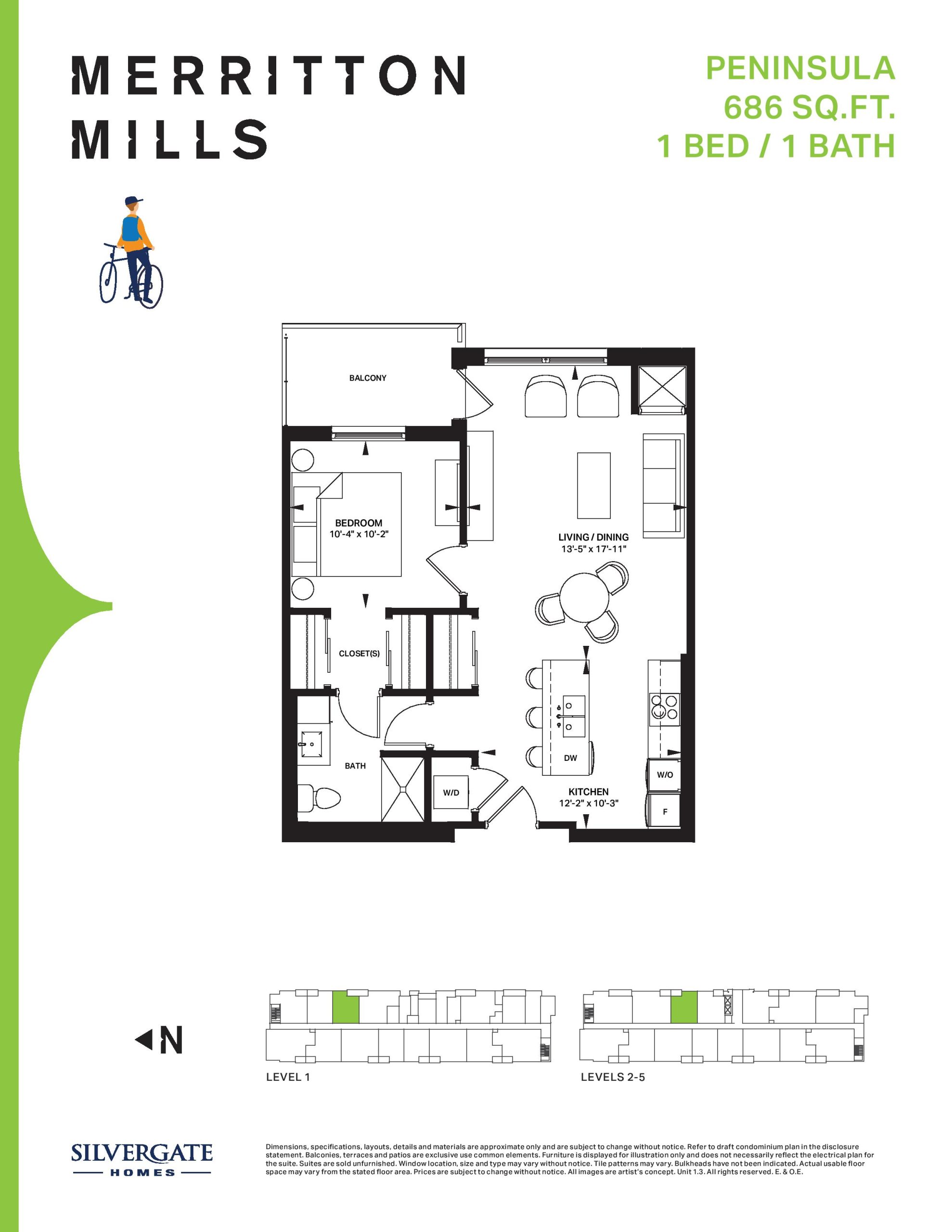 Peninsula floor plan