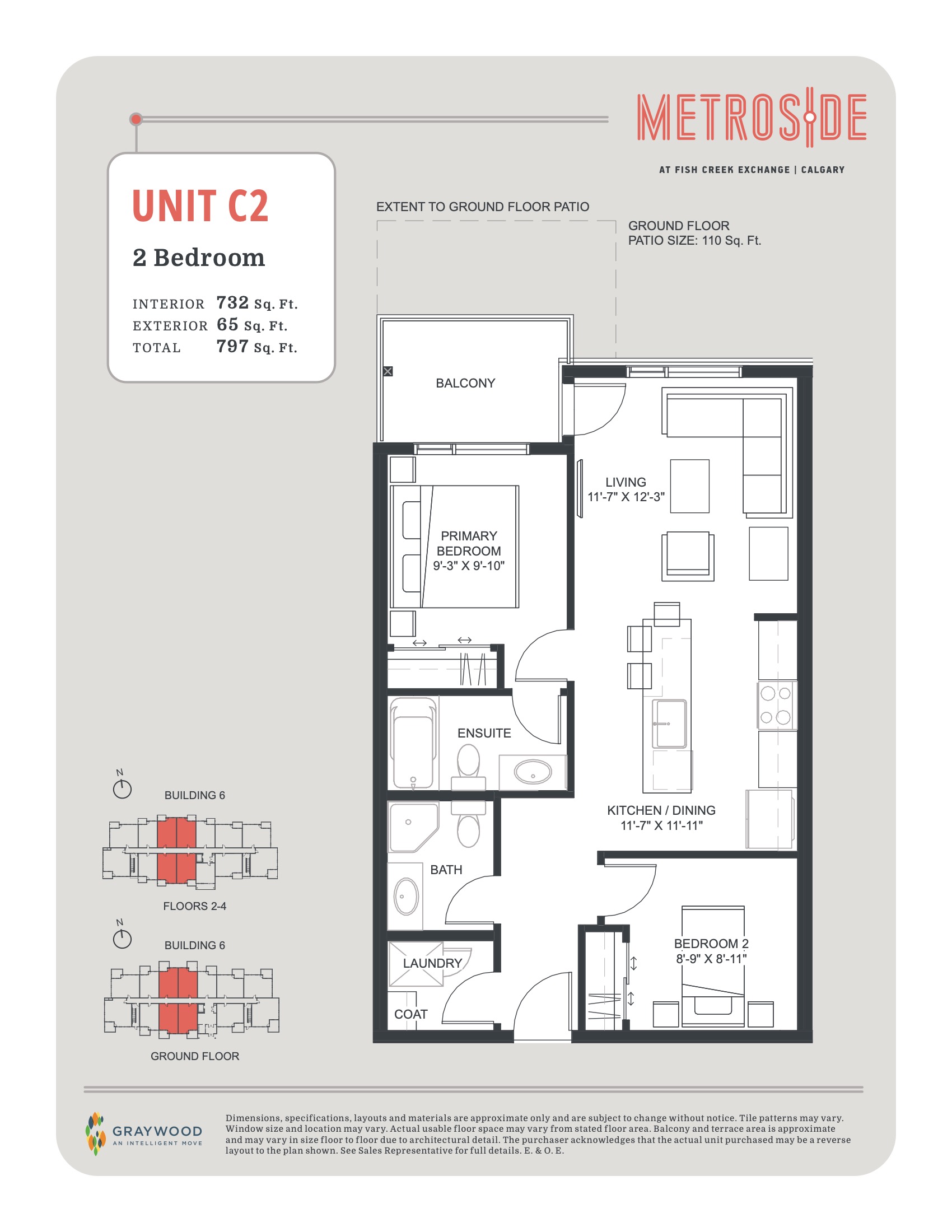Unit C2 floor plan