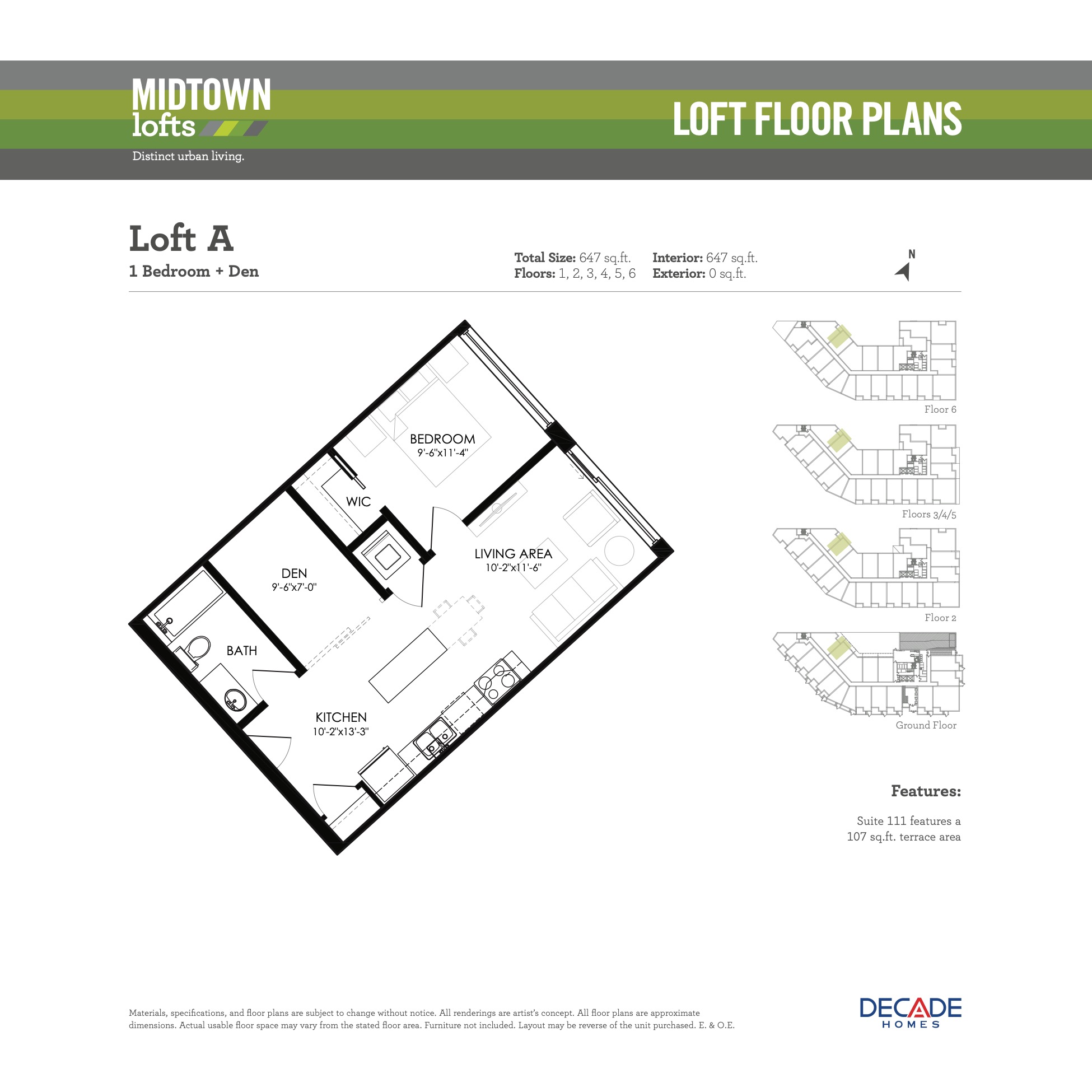 Loft A floor plan