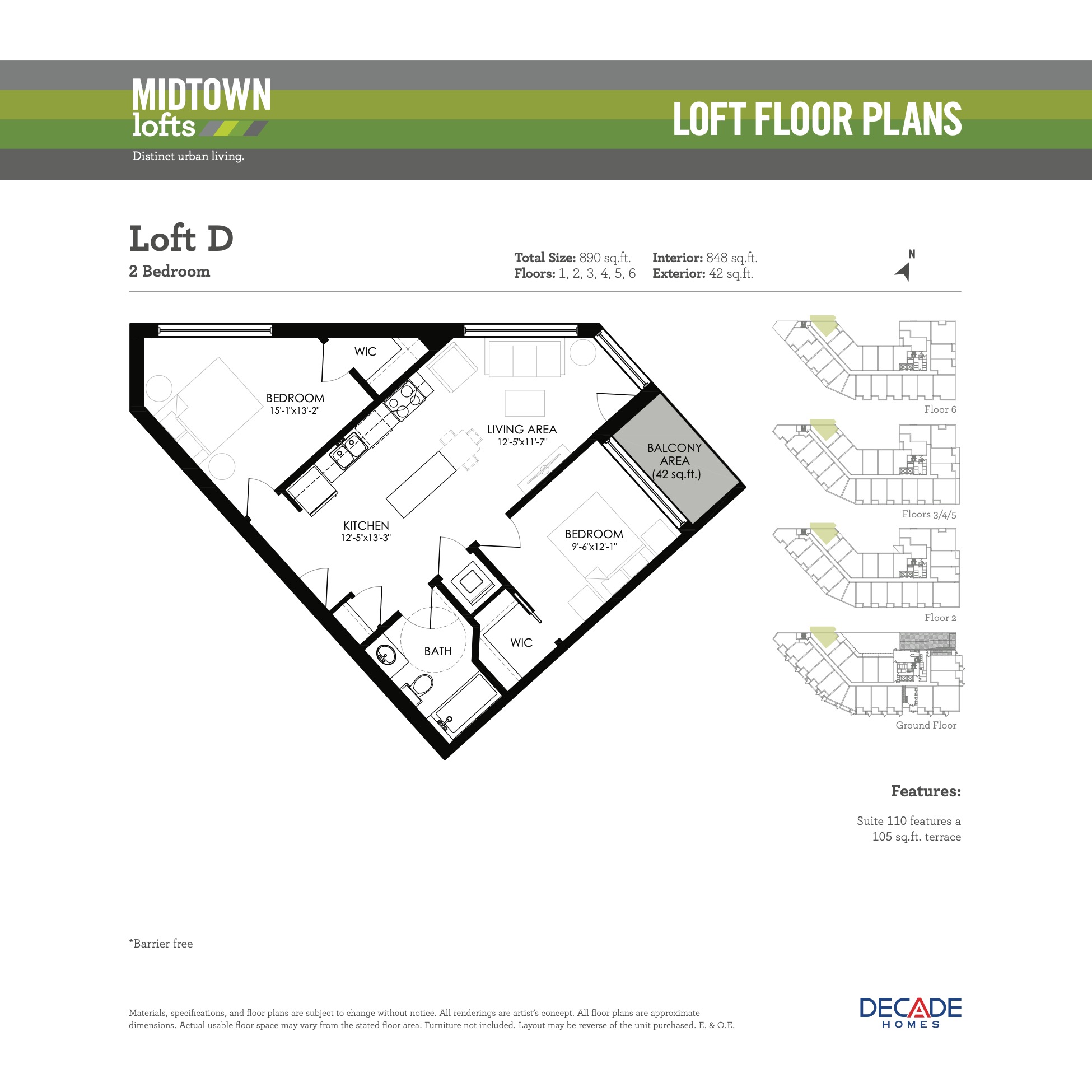 Loft D floor plan