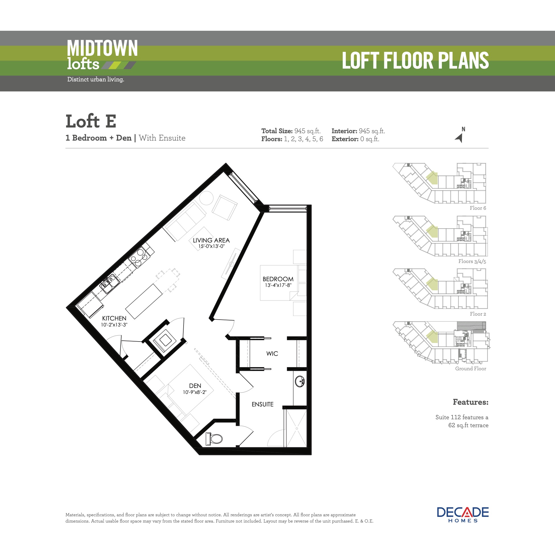 Loft E floor plan
