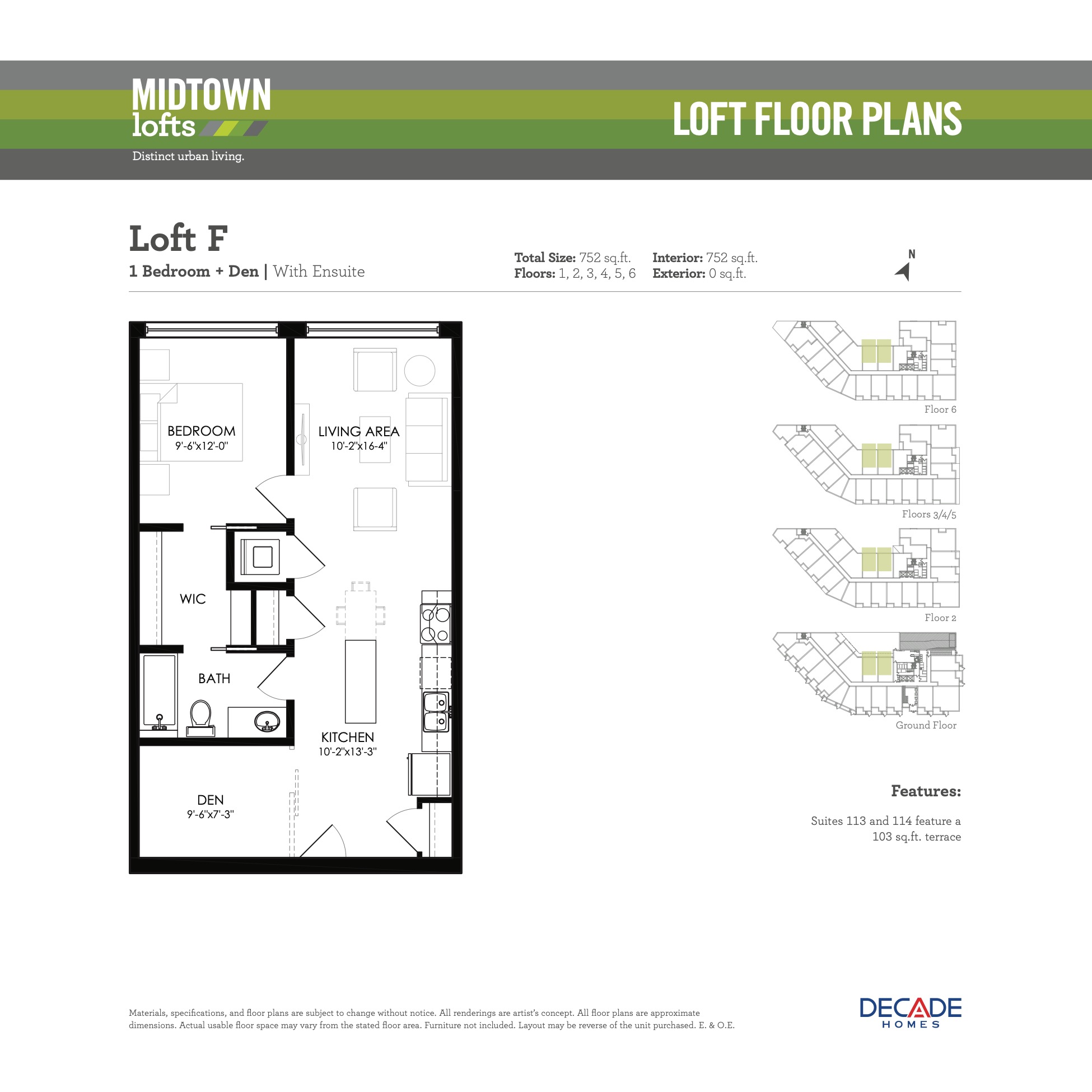 Loft F floor plan