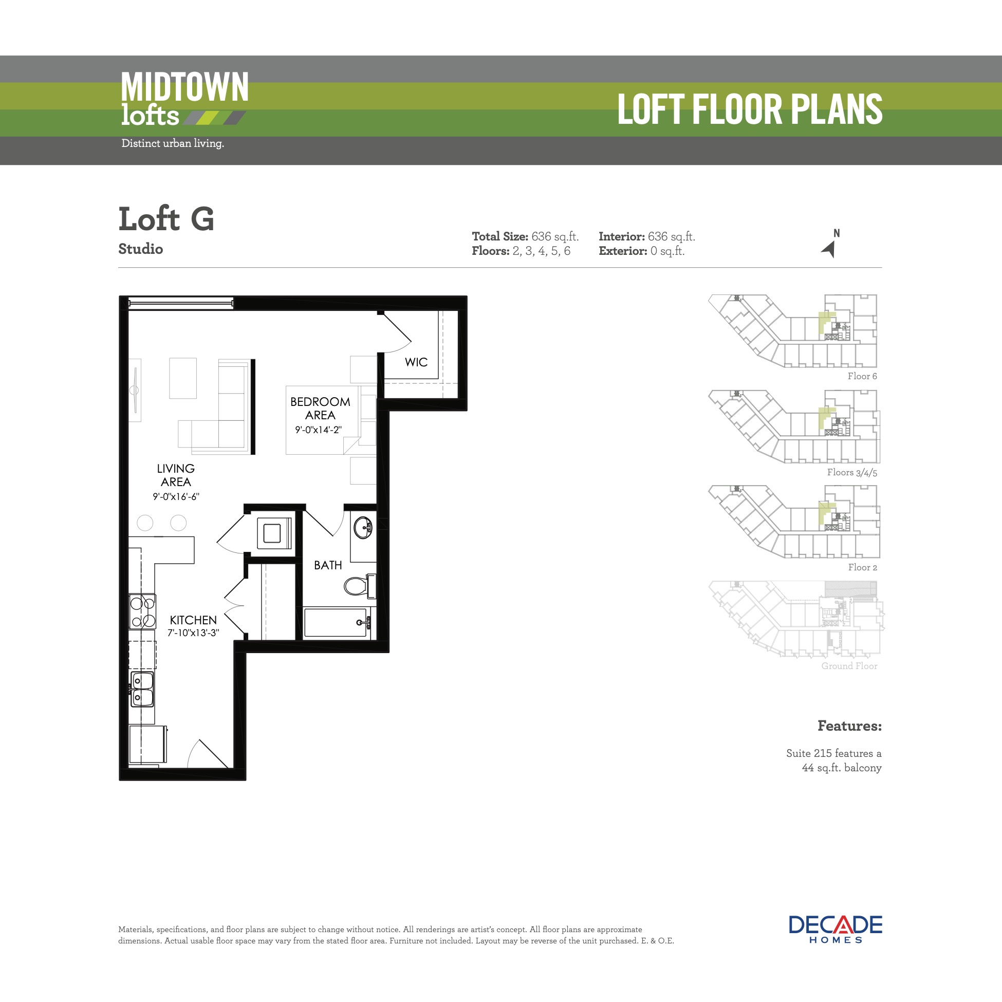 Loft G floor plan