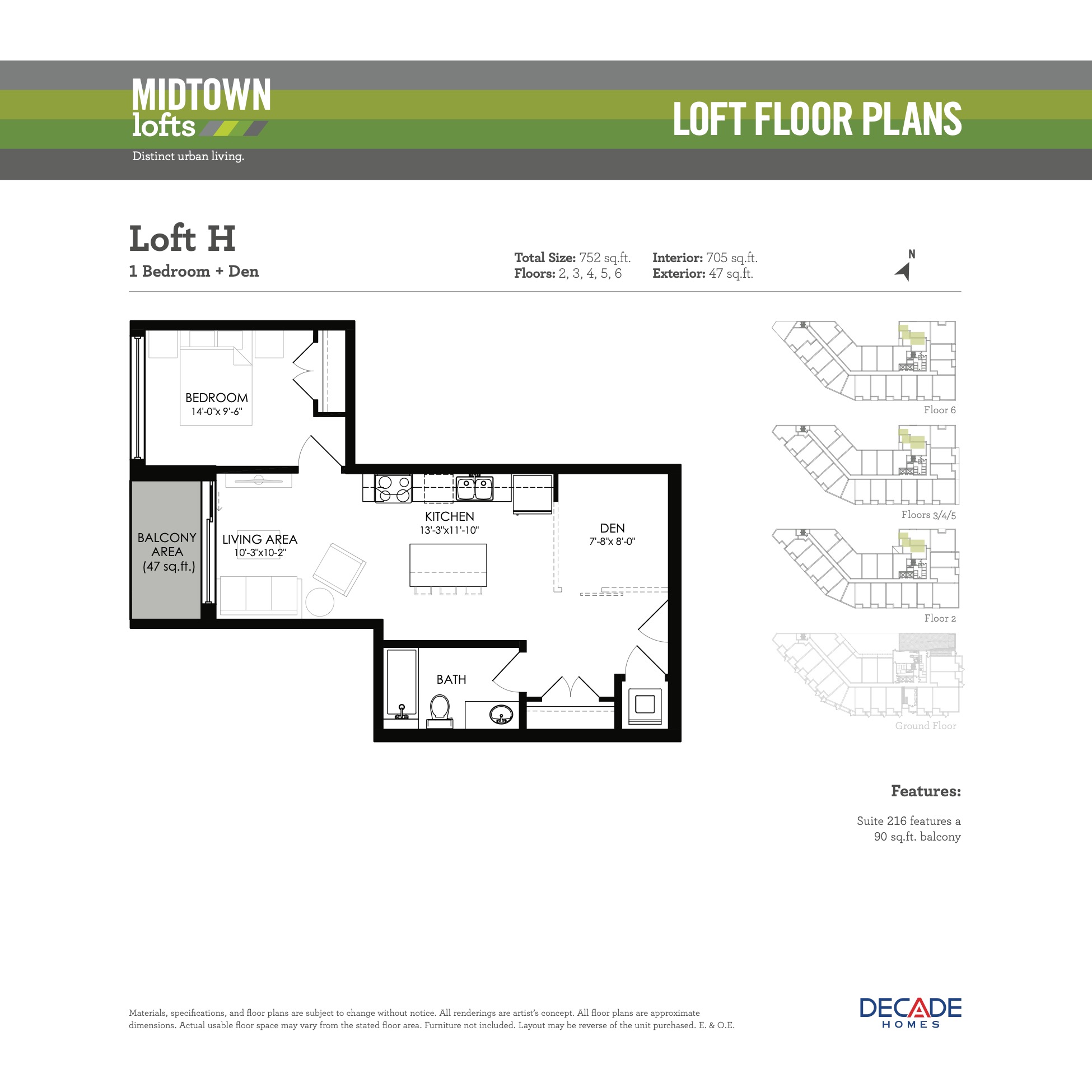 Loft H floor plan