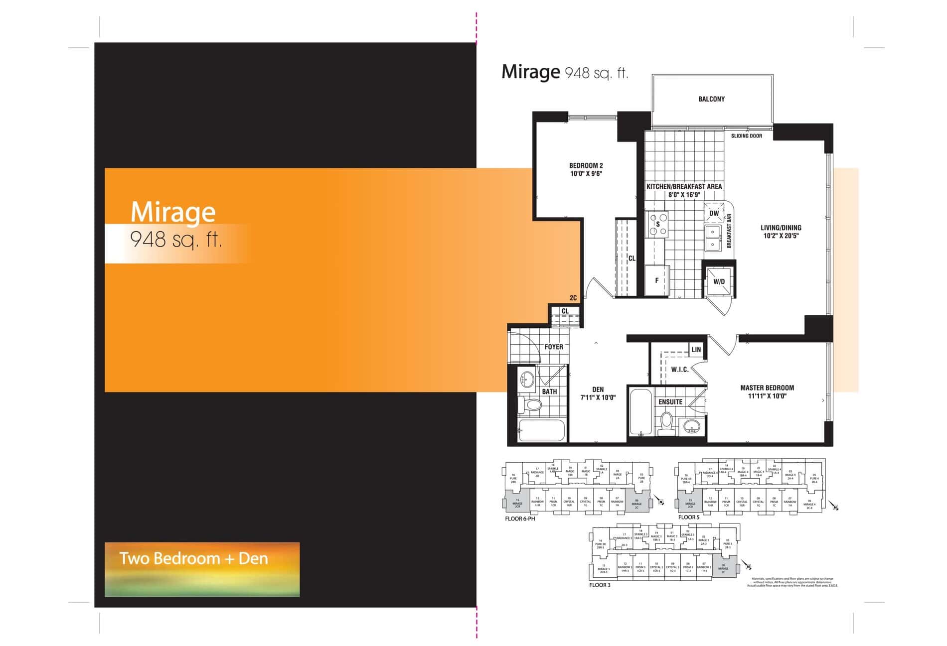 Mirage floor plan