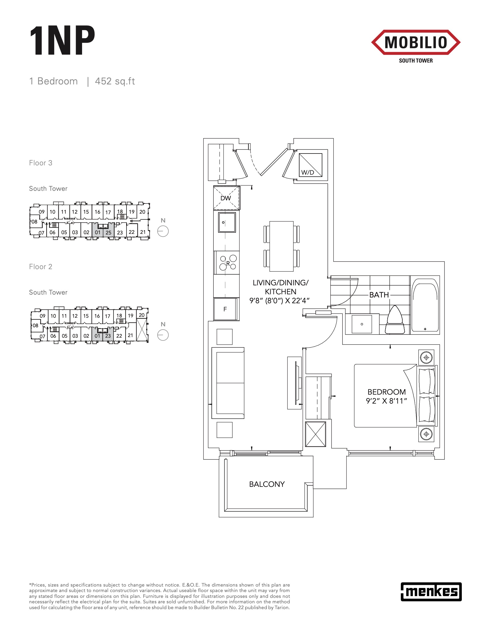1NP floor plan