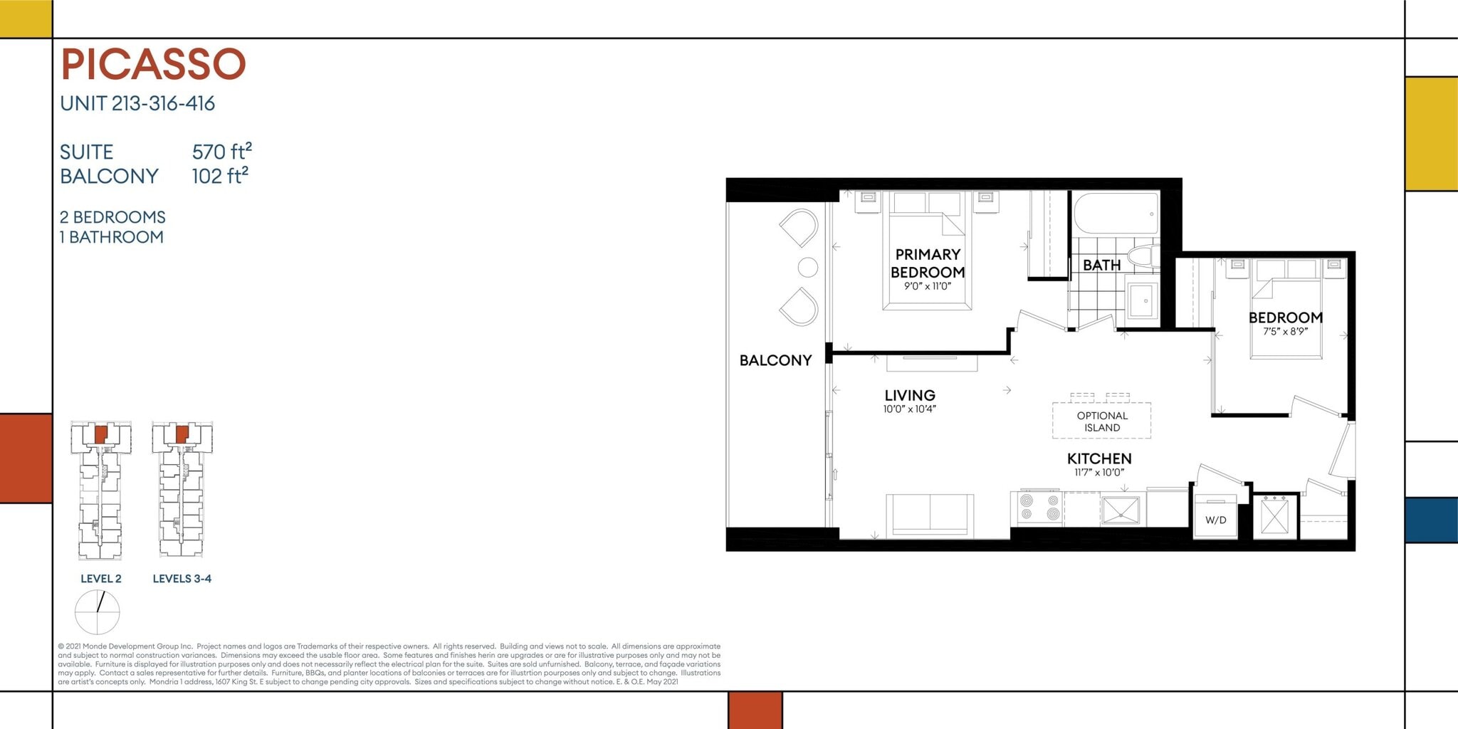 Picasso (Cubist Collection) floor plan