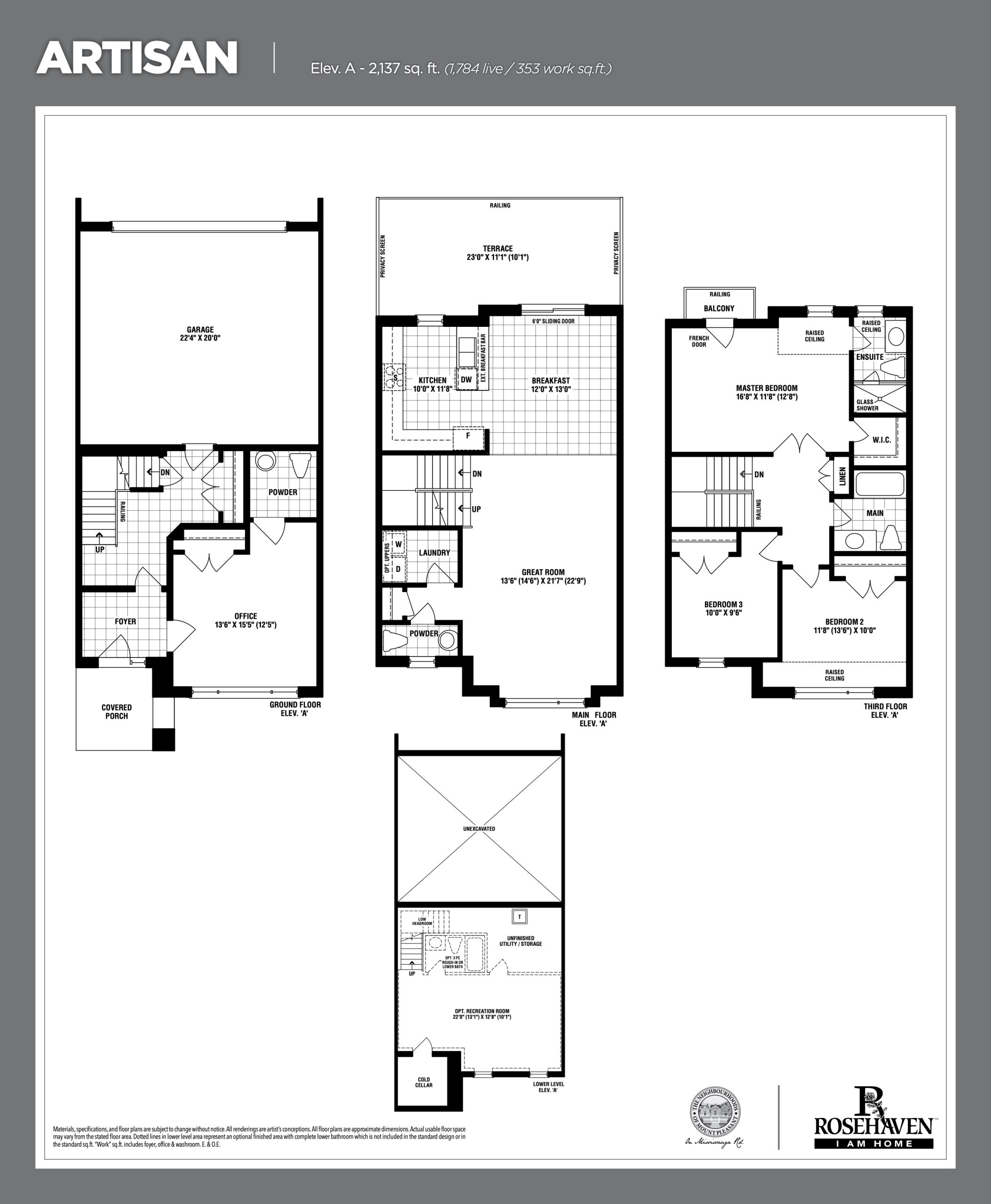 Artisan floor plan