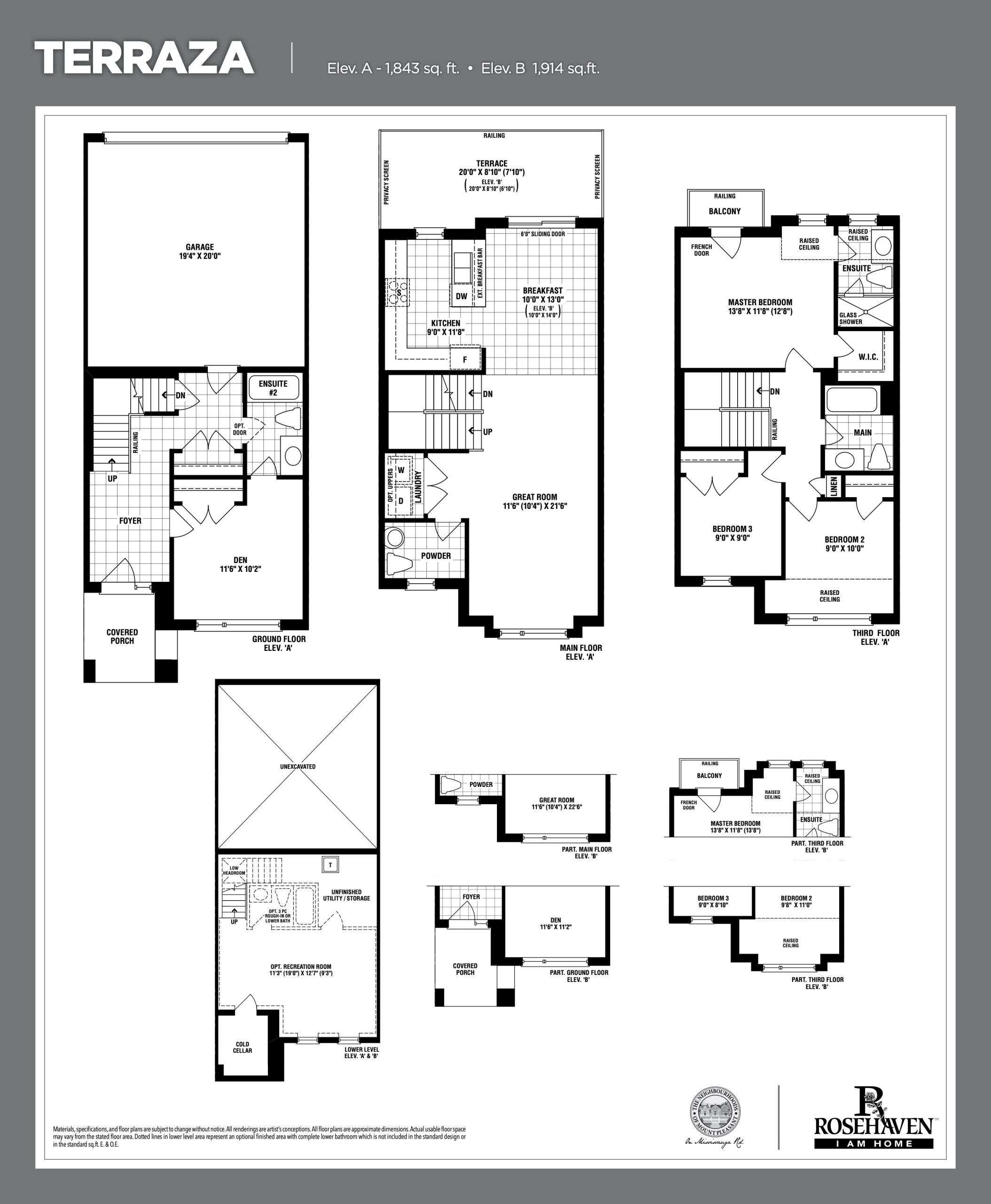 Terraza floor plan