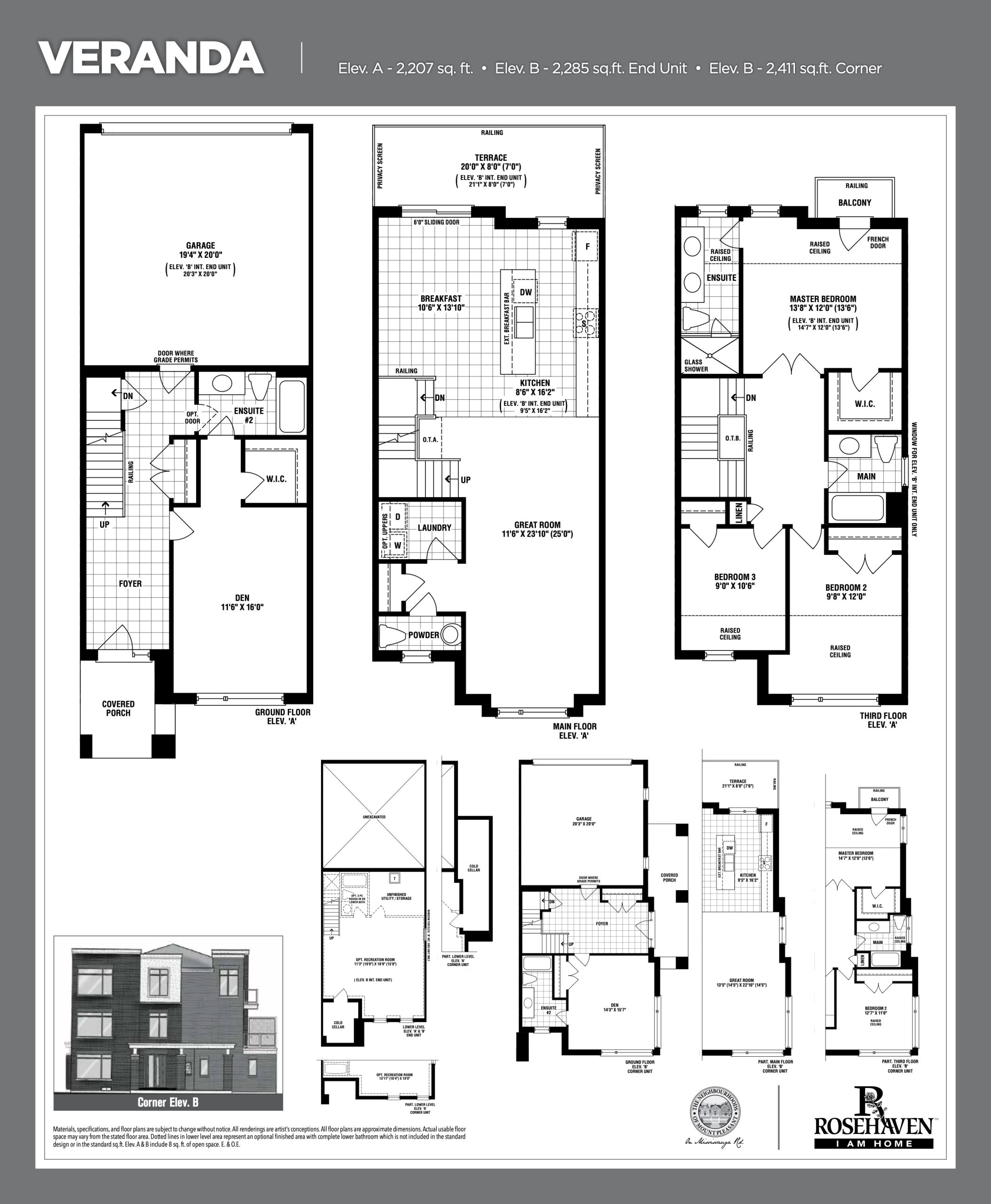 Veranda floor plan