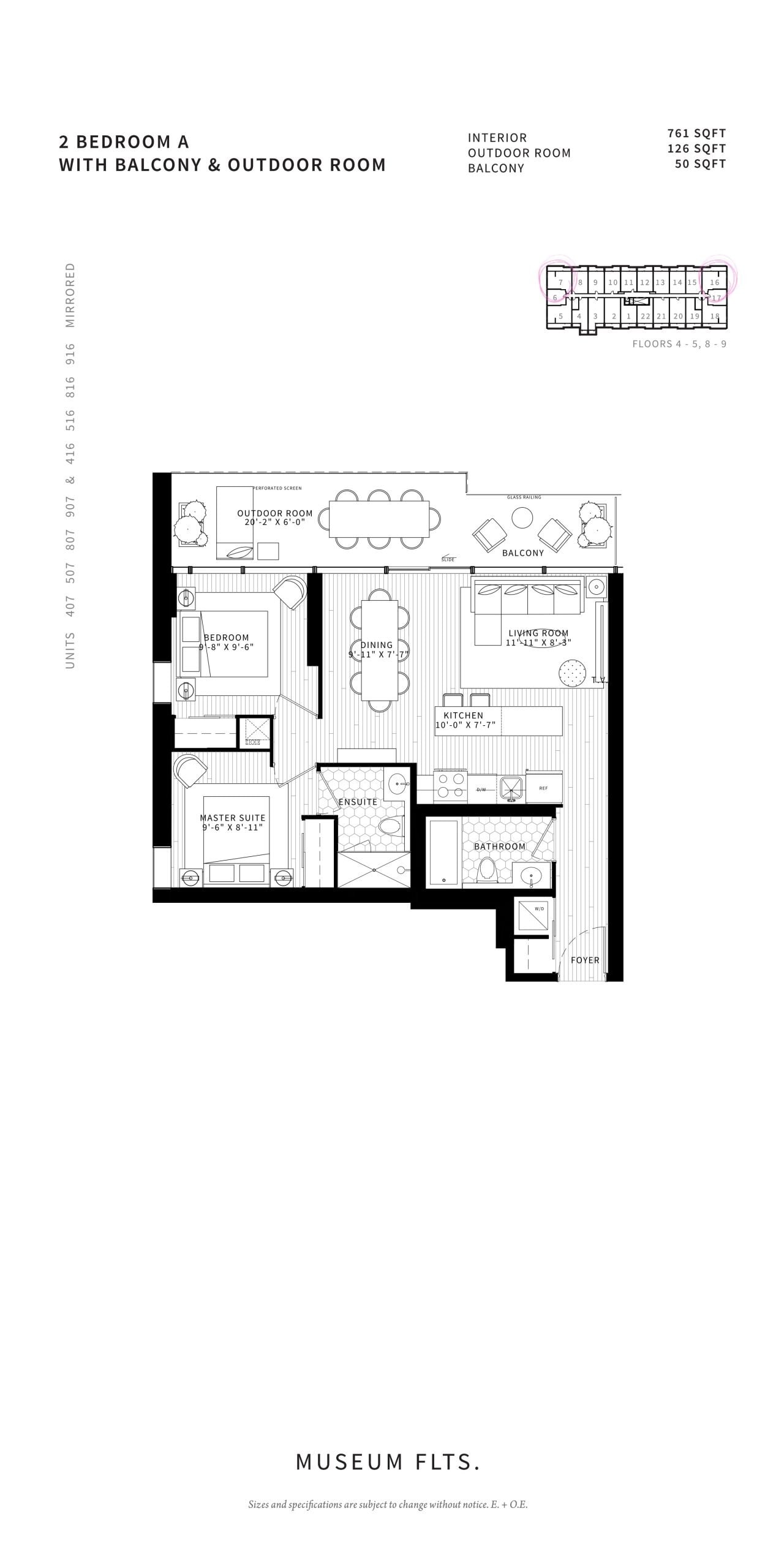 2 Bedroom A floor plan