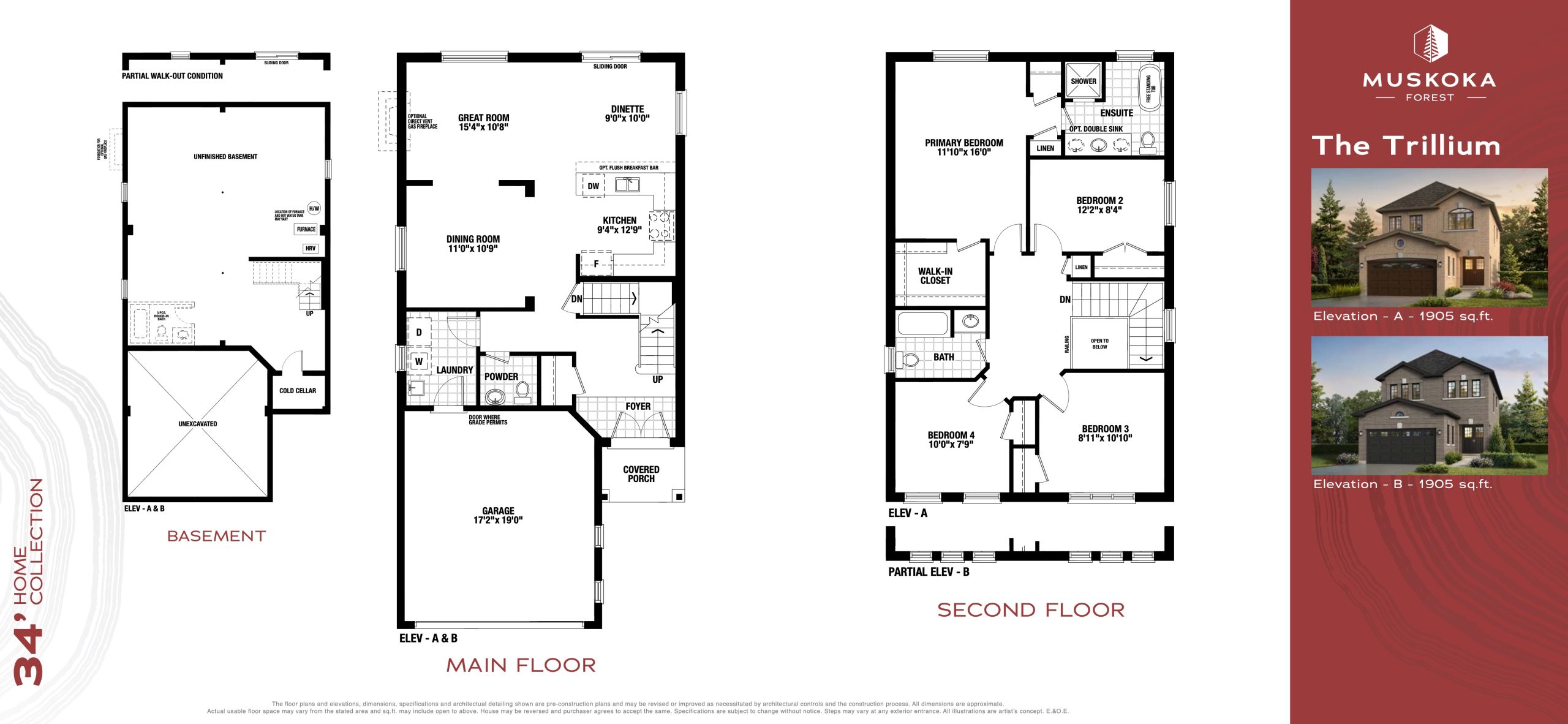 The Trillium floor plan