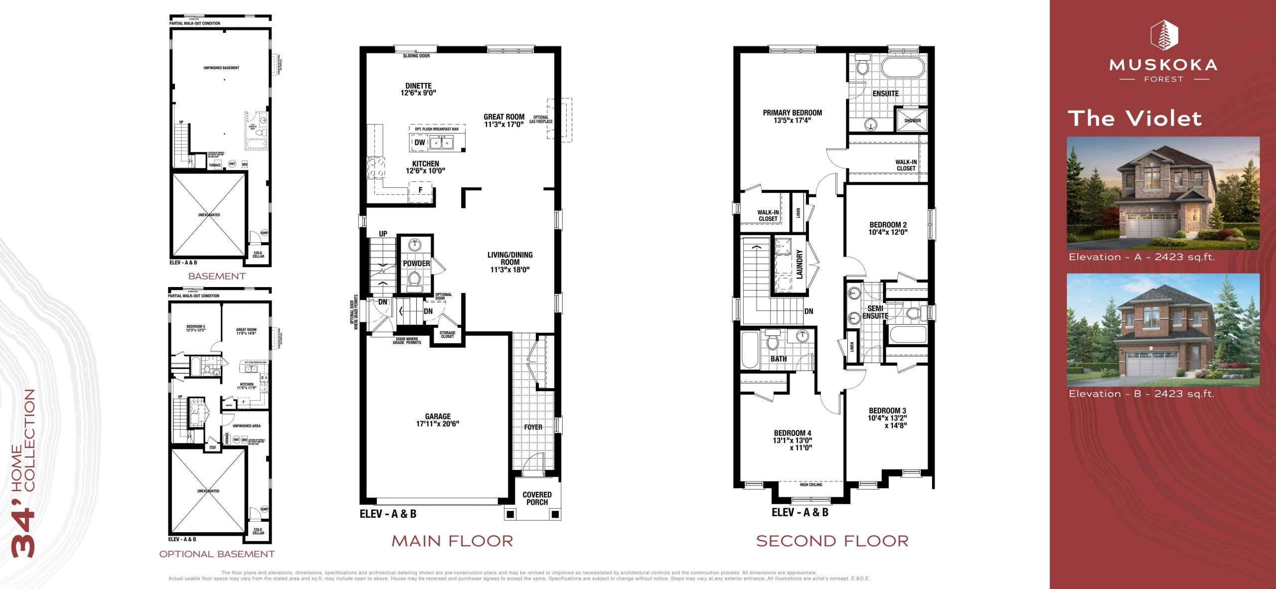 The Violet floor plan