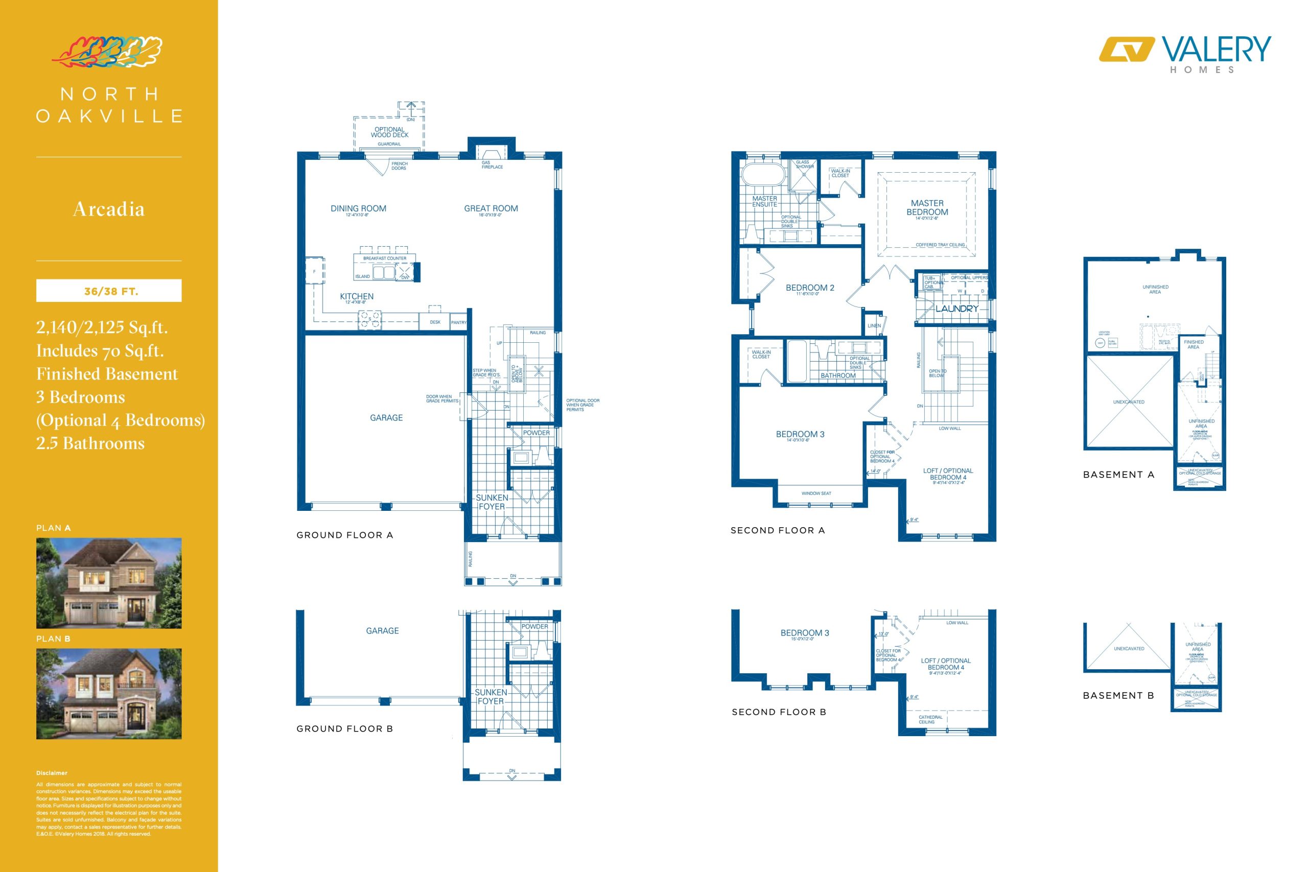 Arcadia floor plan