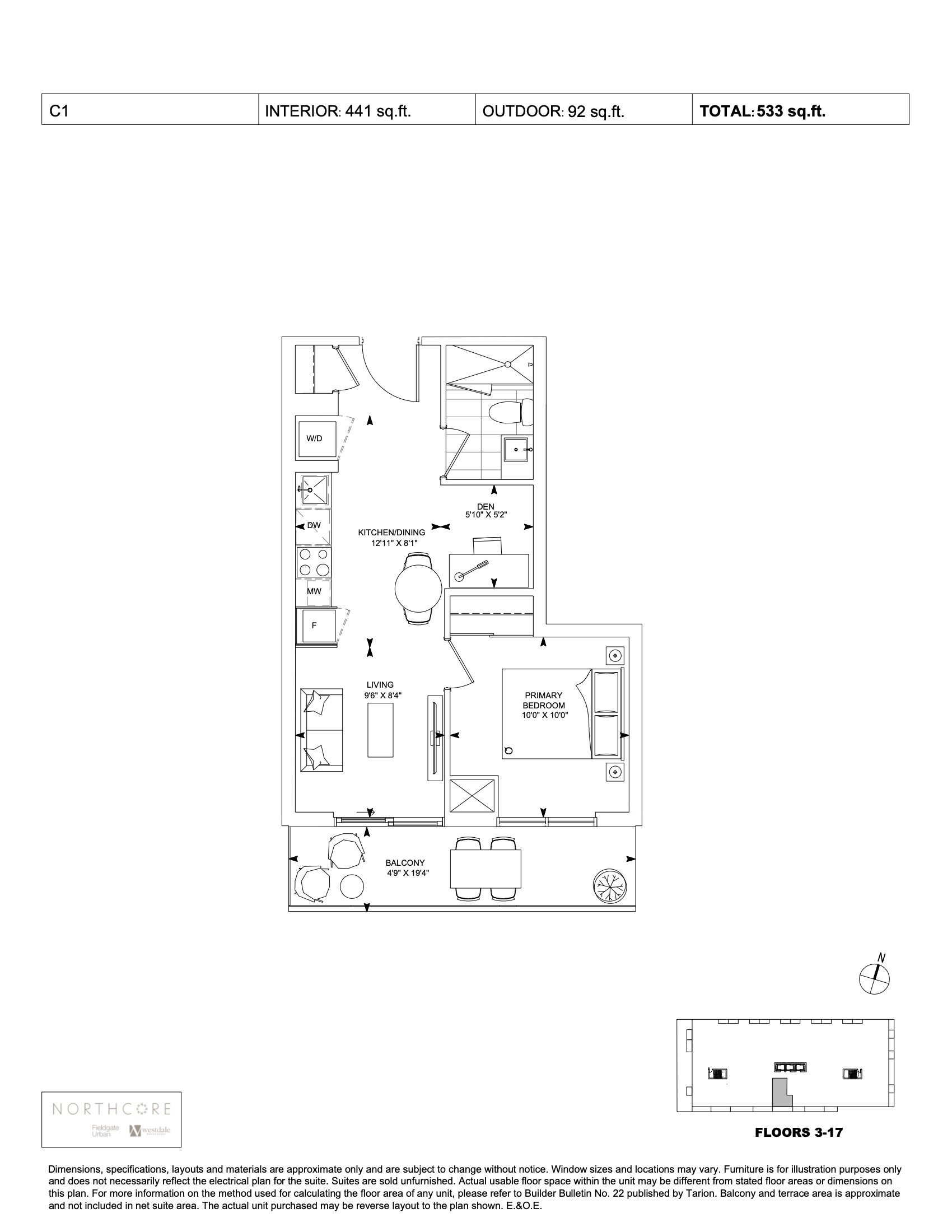 C1 floor plan