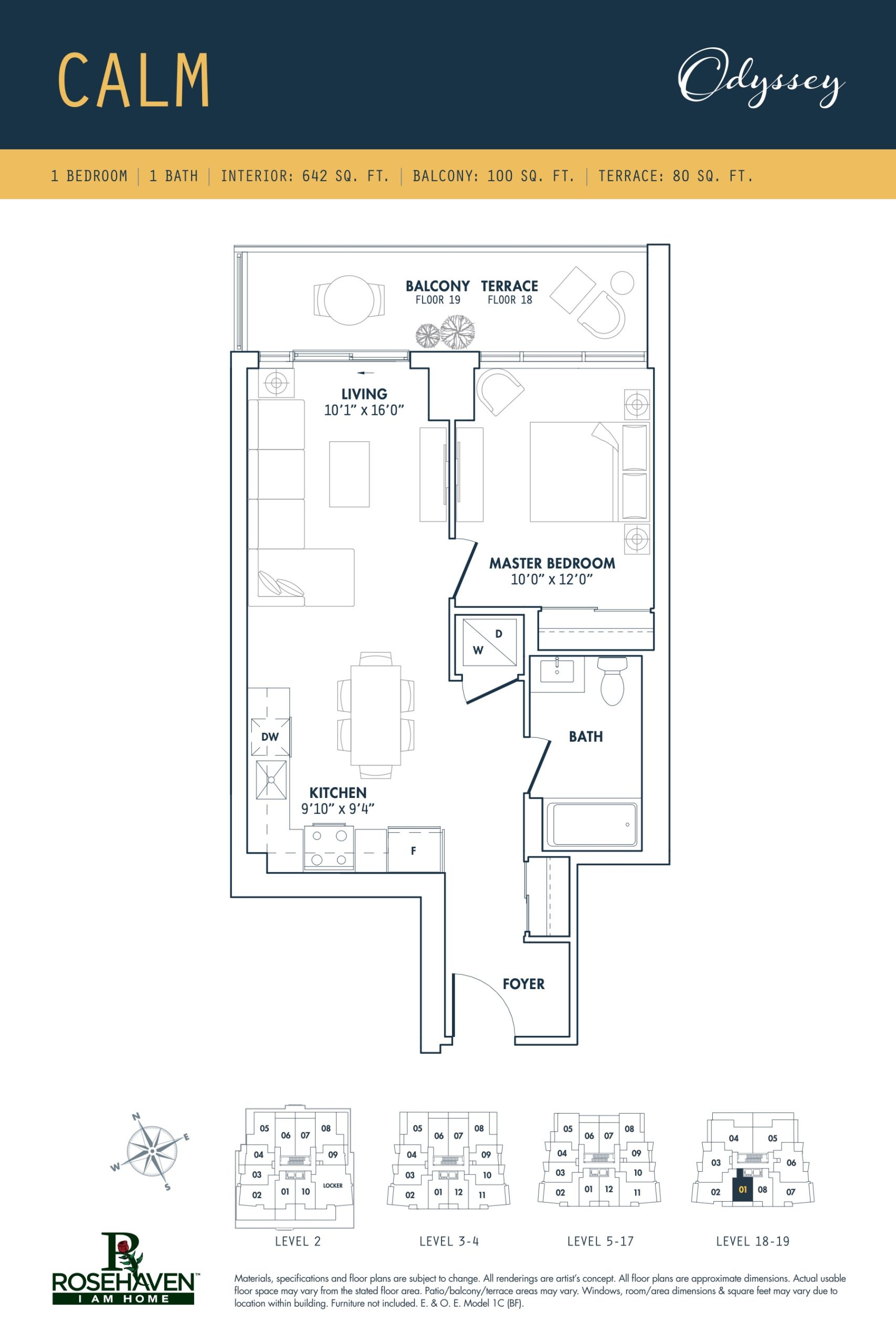 Calm floor plan