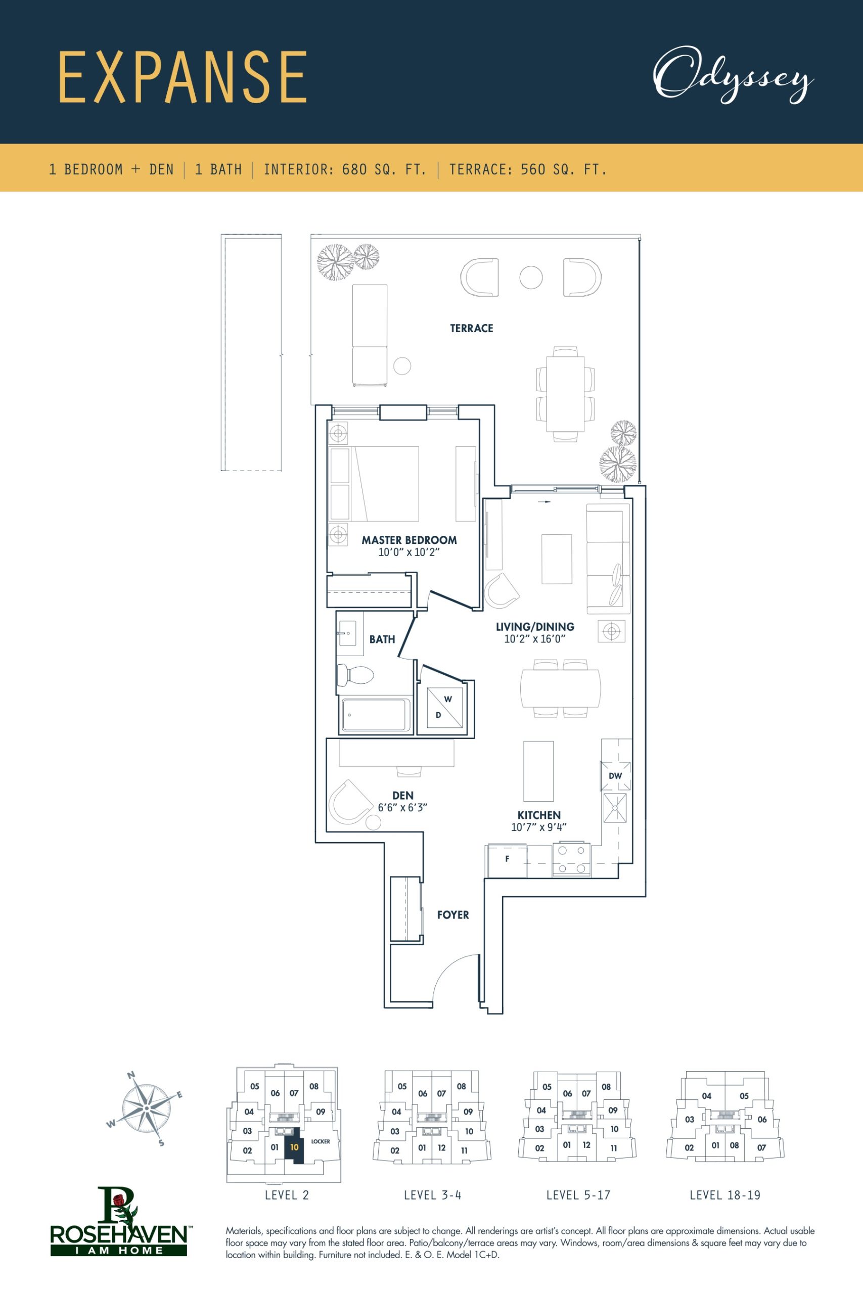 Expanse floor plan