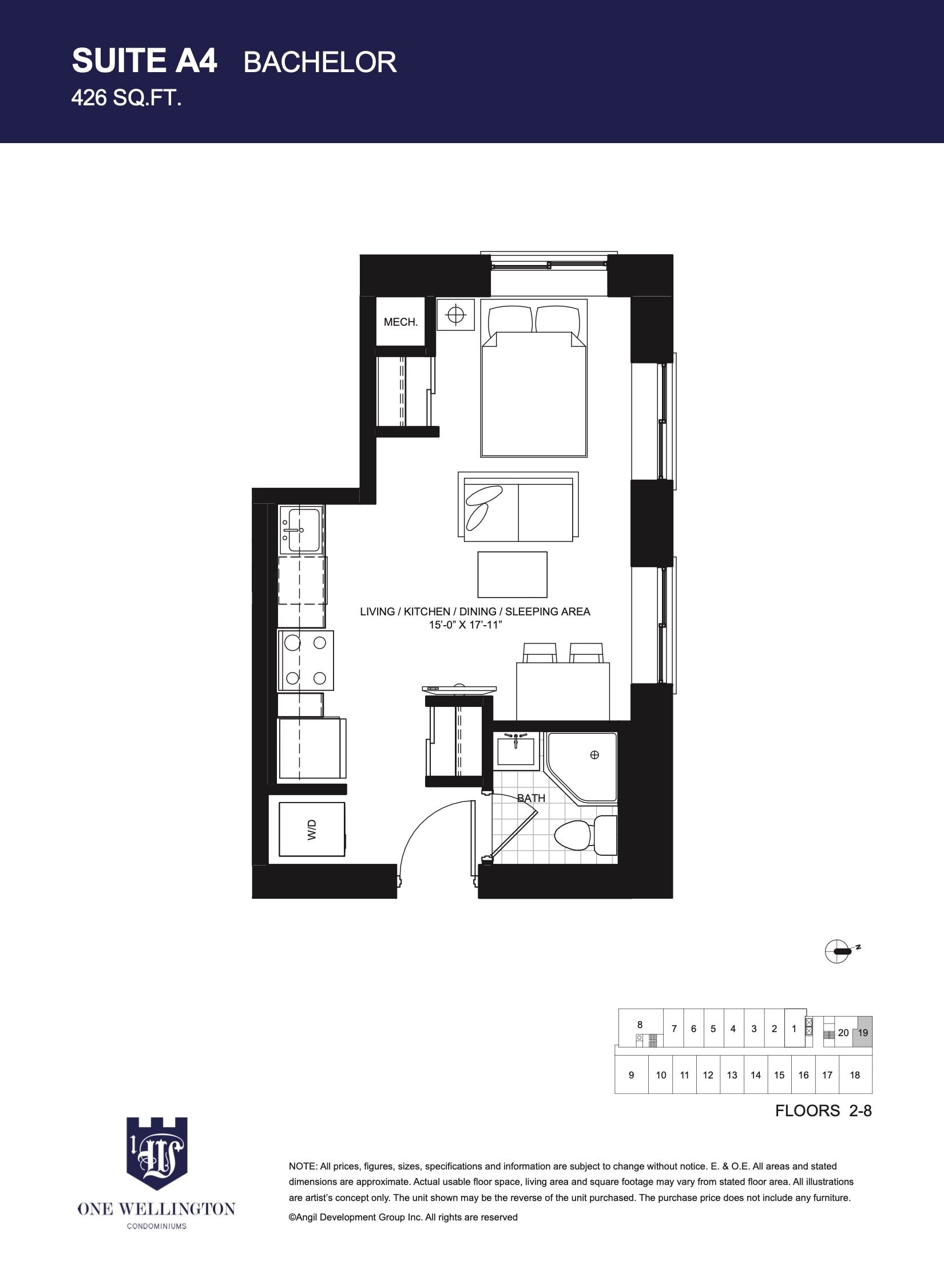 Suite A4 floor plan