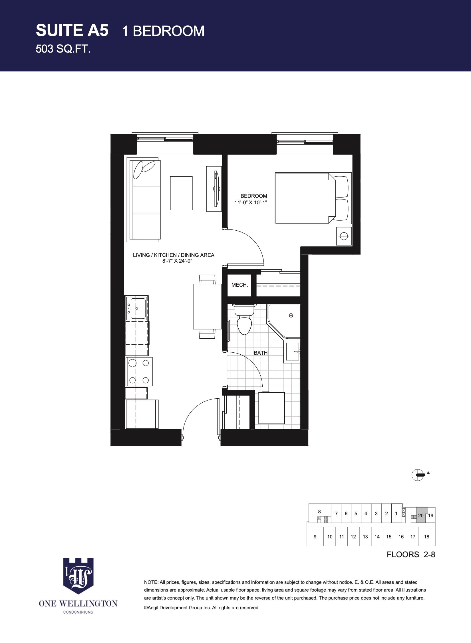 Suite A5 floor plan
