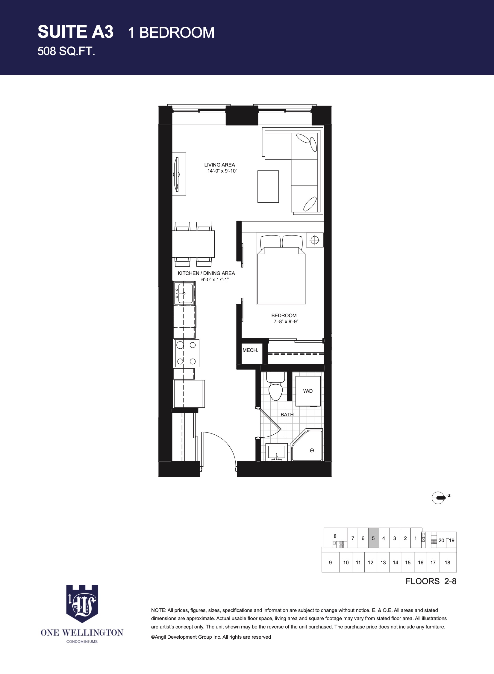 Suite A3 floor plan