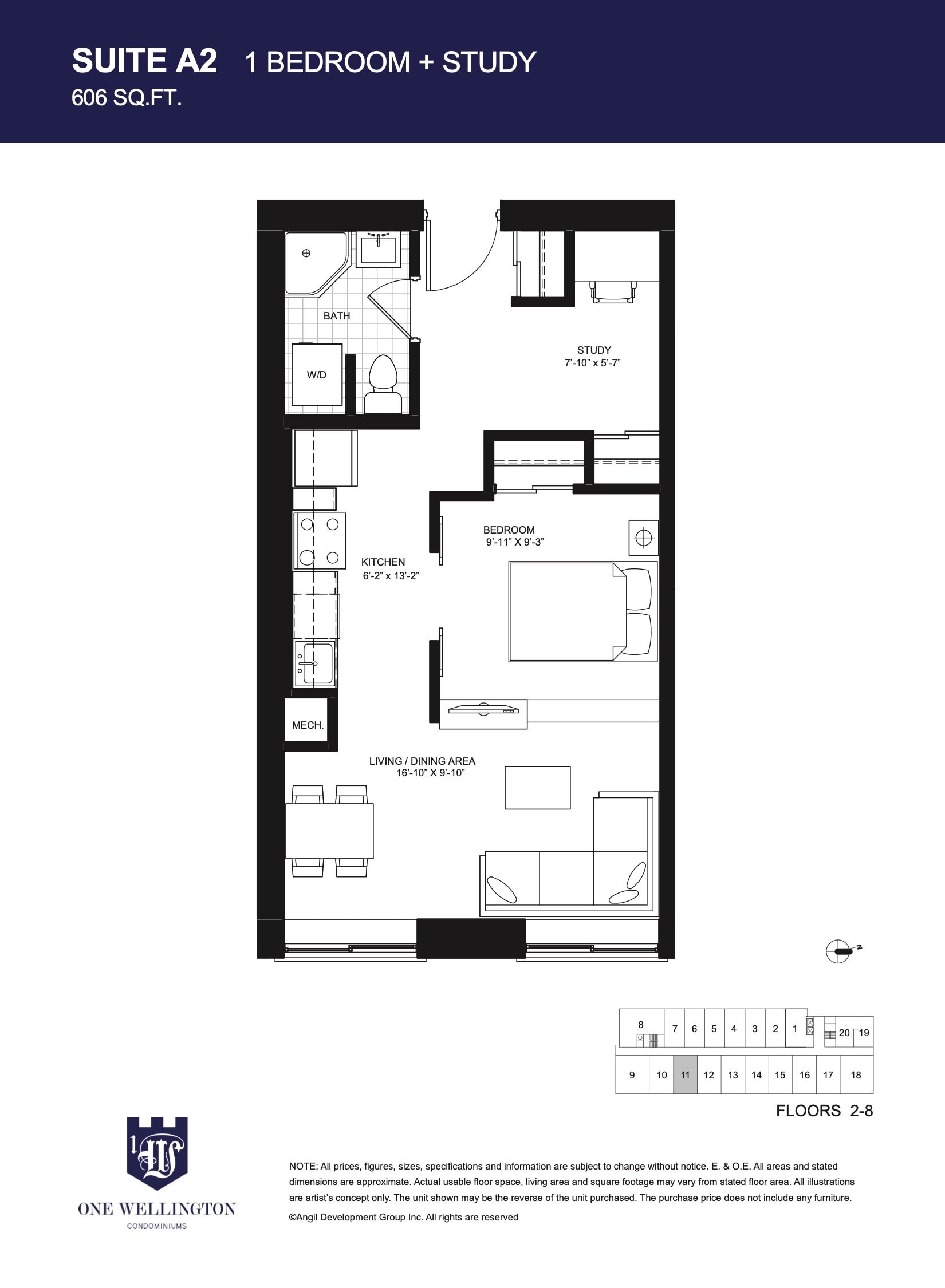 Suite A2 floor plan