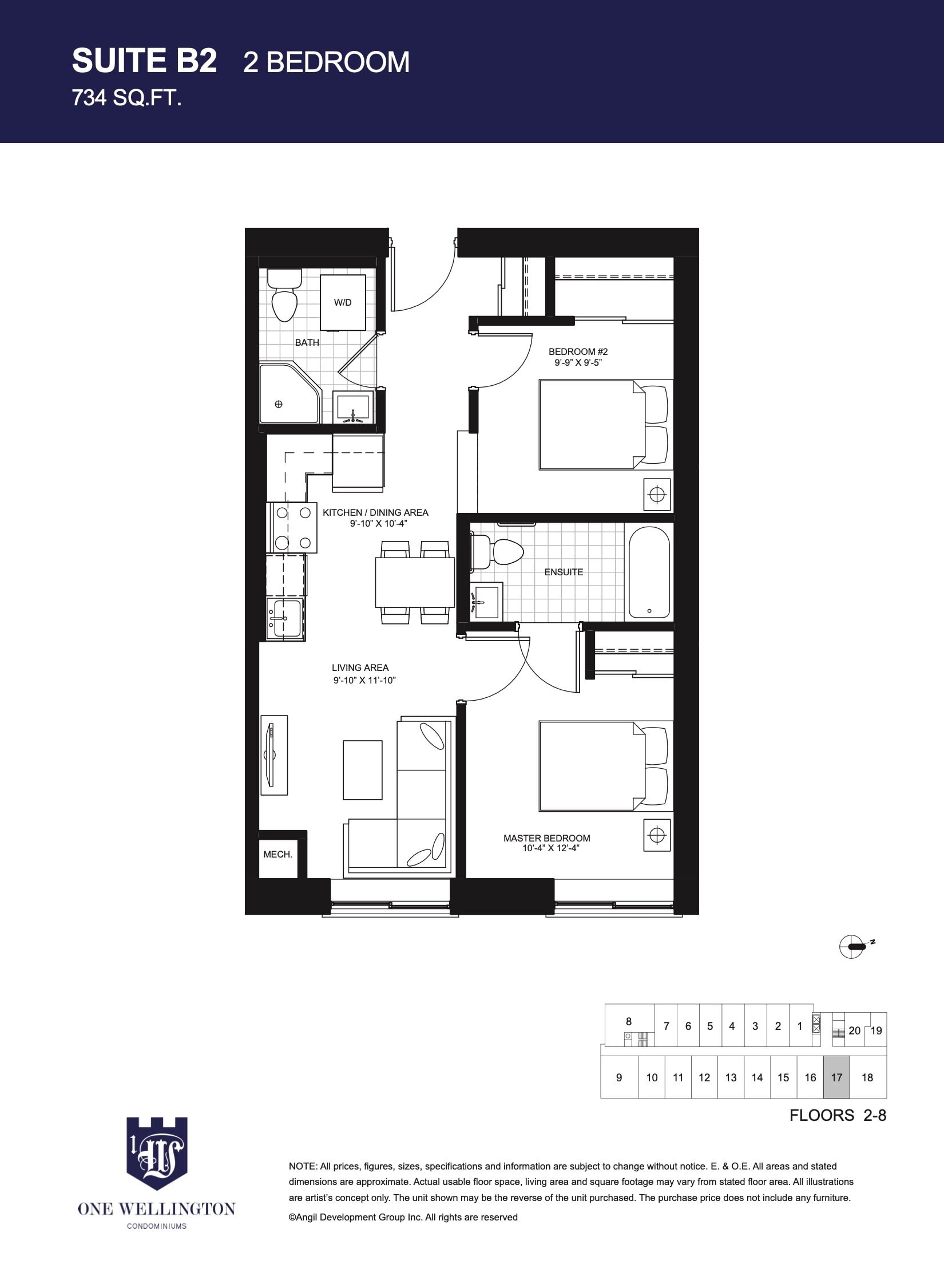 Suite B2 floor plan